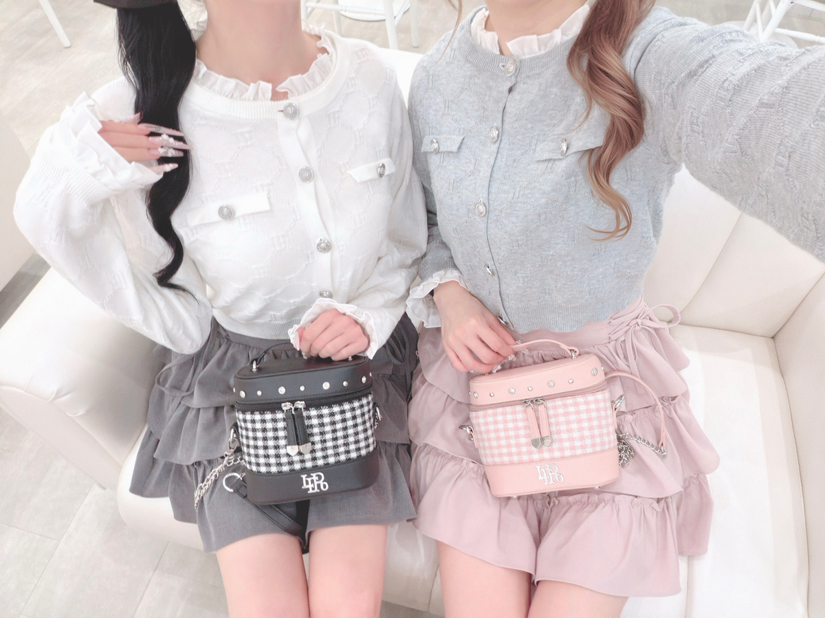 《LAFARY closet》モノグラムニットトップス