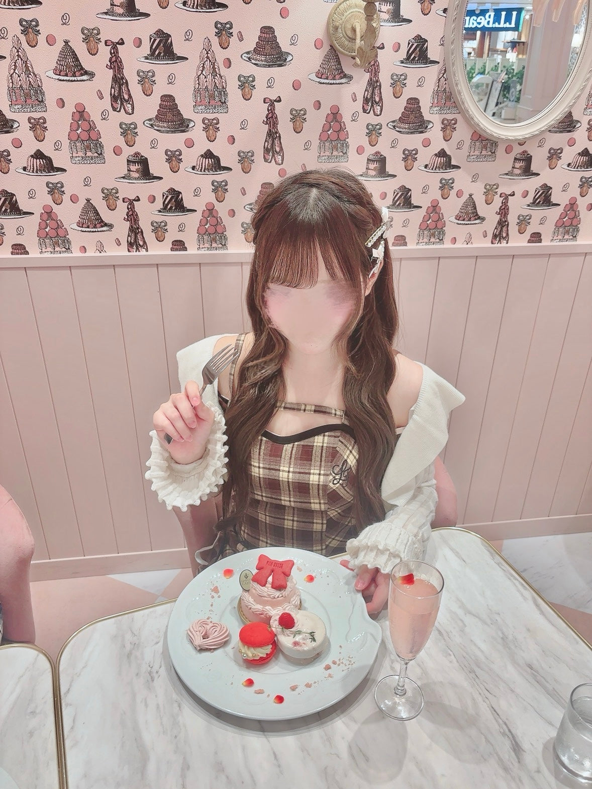 《LAFARY closet》ハートリボンヘアクリップ