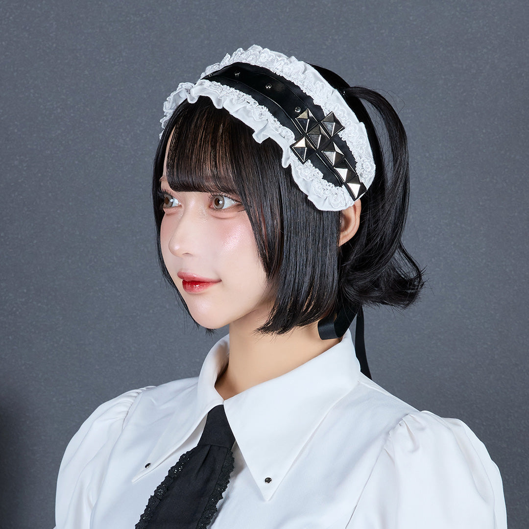 《mine》スタッズクロスヘッドドレス