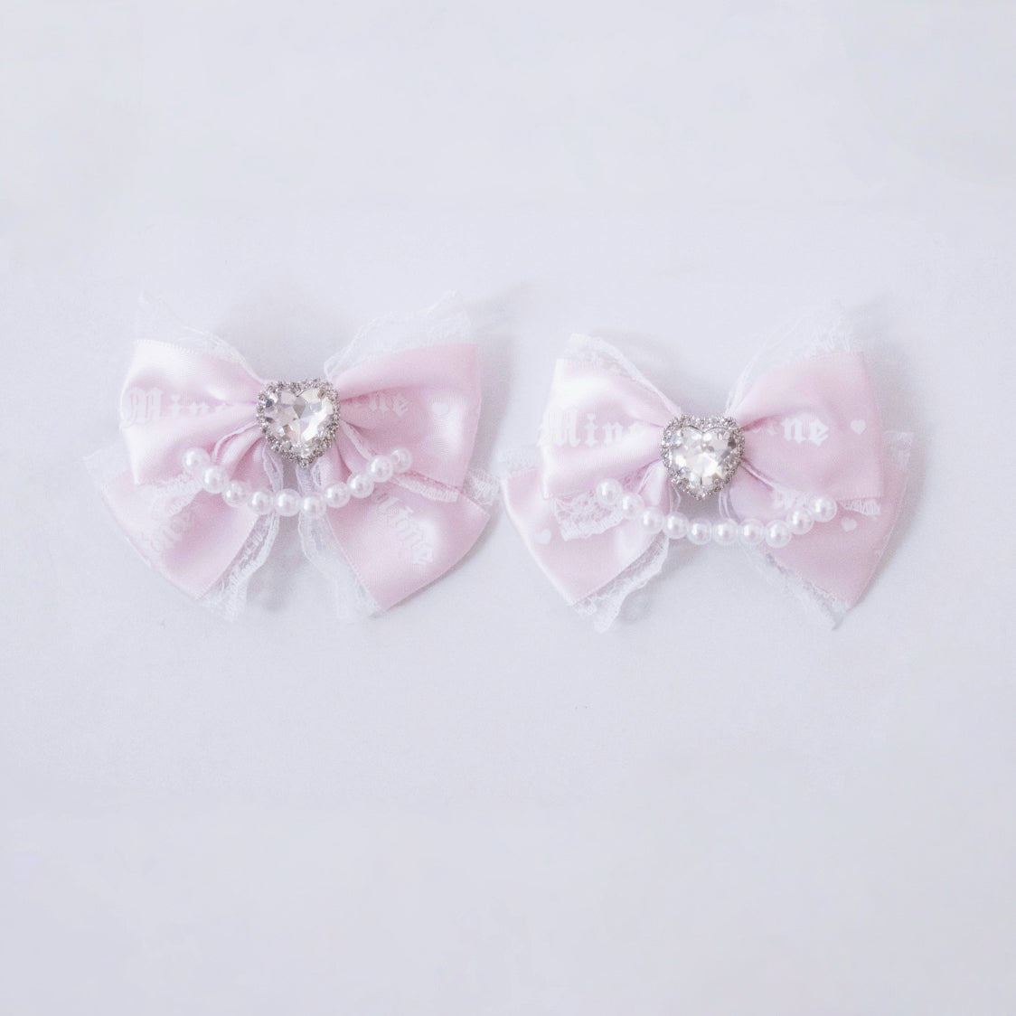 《mine》ロゴリボンクリップ