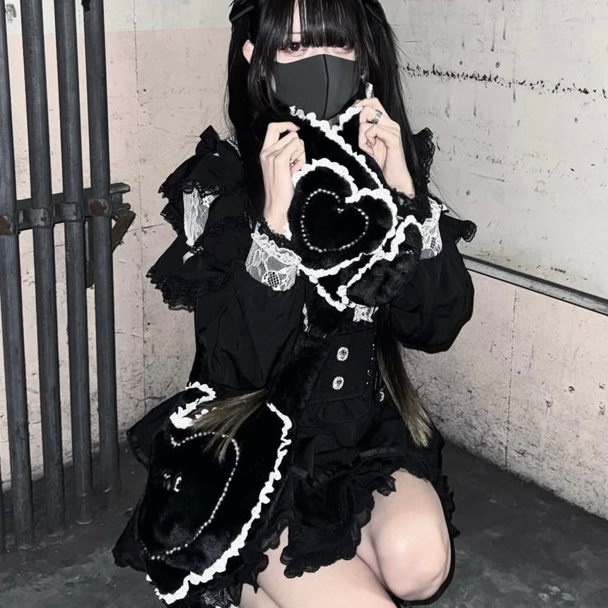 《mine》モコハートマフラー