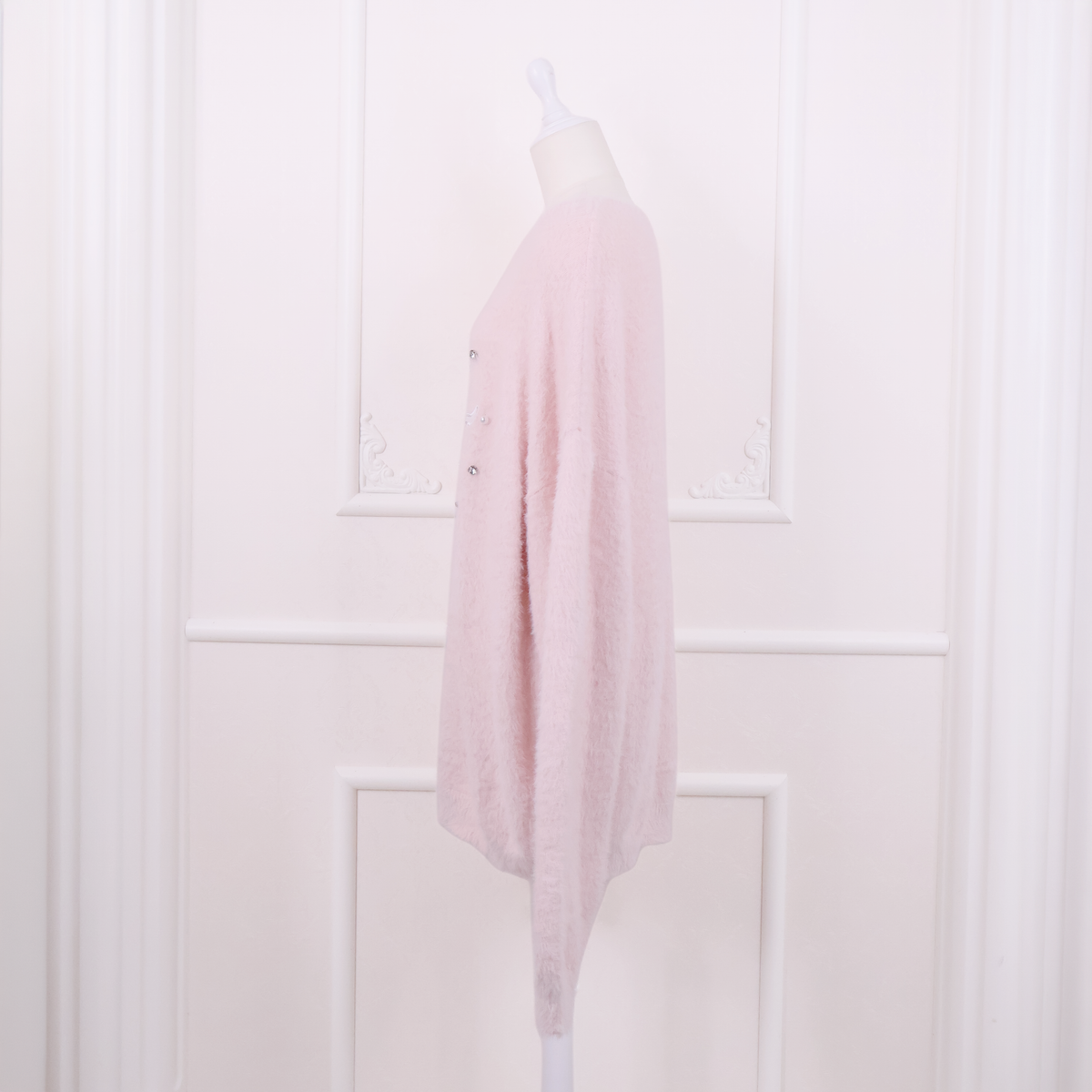 《LAFARY closet》合皮ロゴフェザープルオーバー