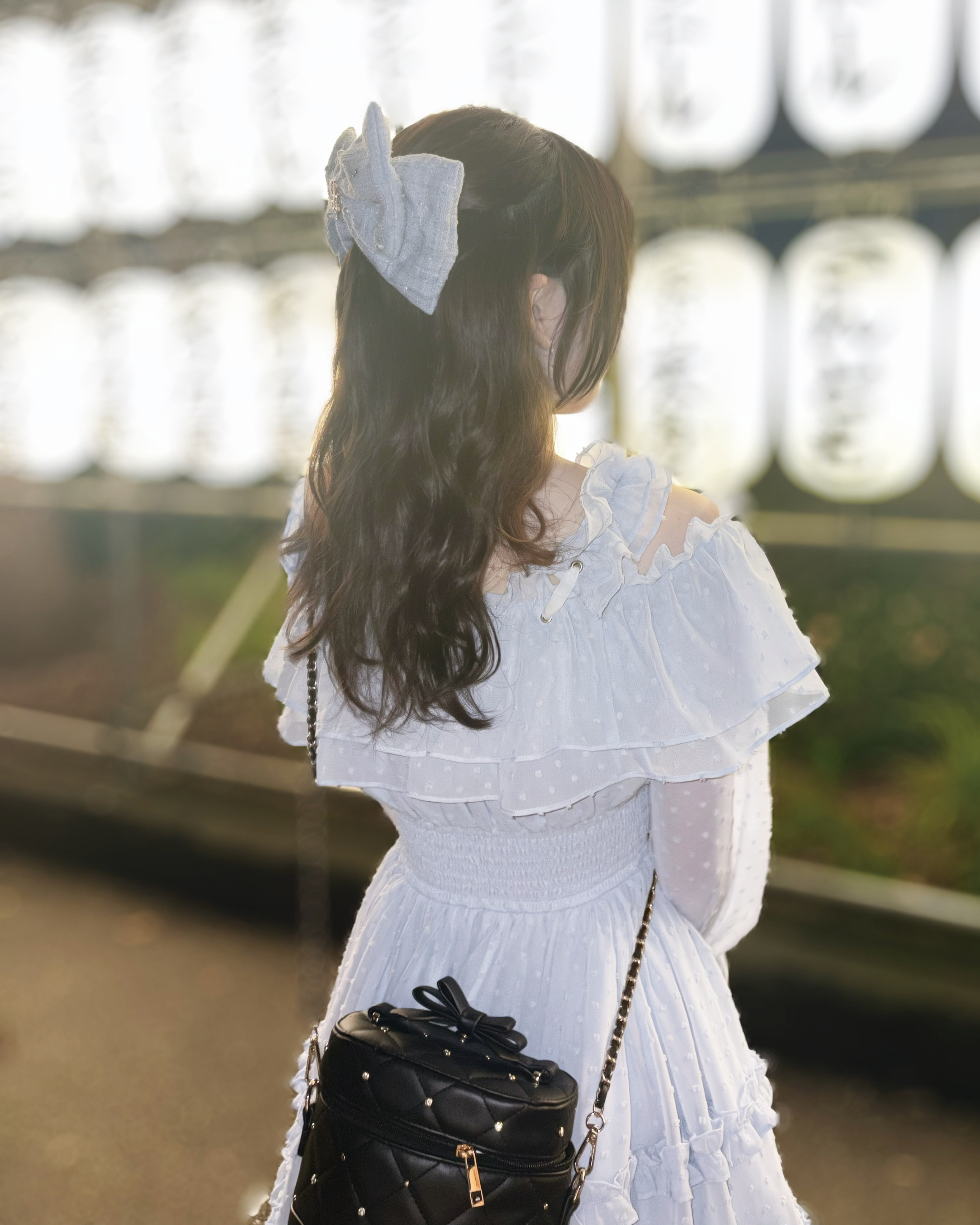 《LAFARY closet》フリルオフショルワンピ
