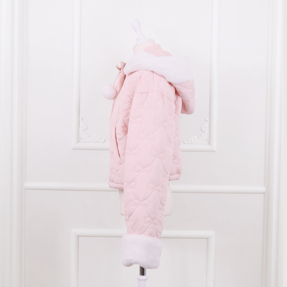 《LAFARY closet》リボンキルティングブルゾン
