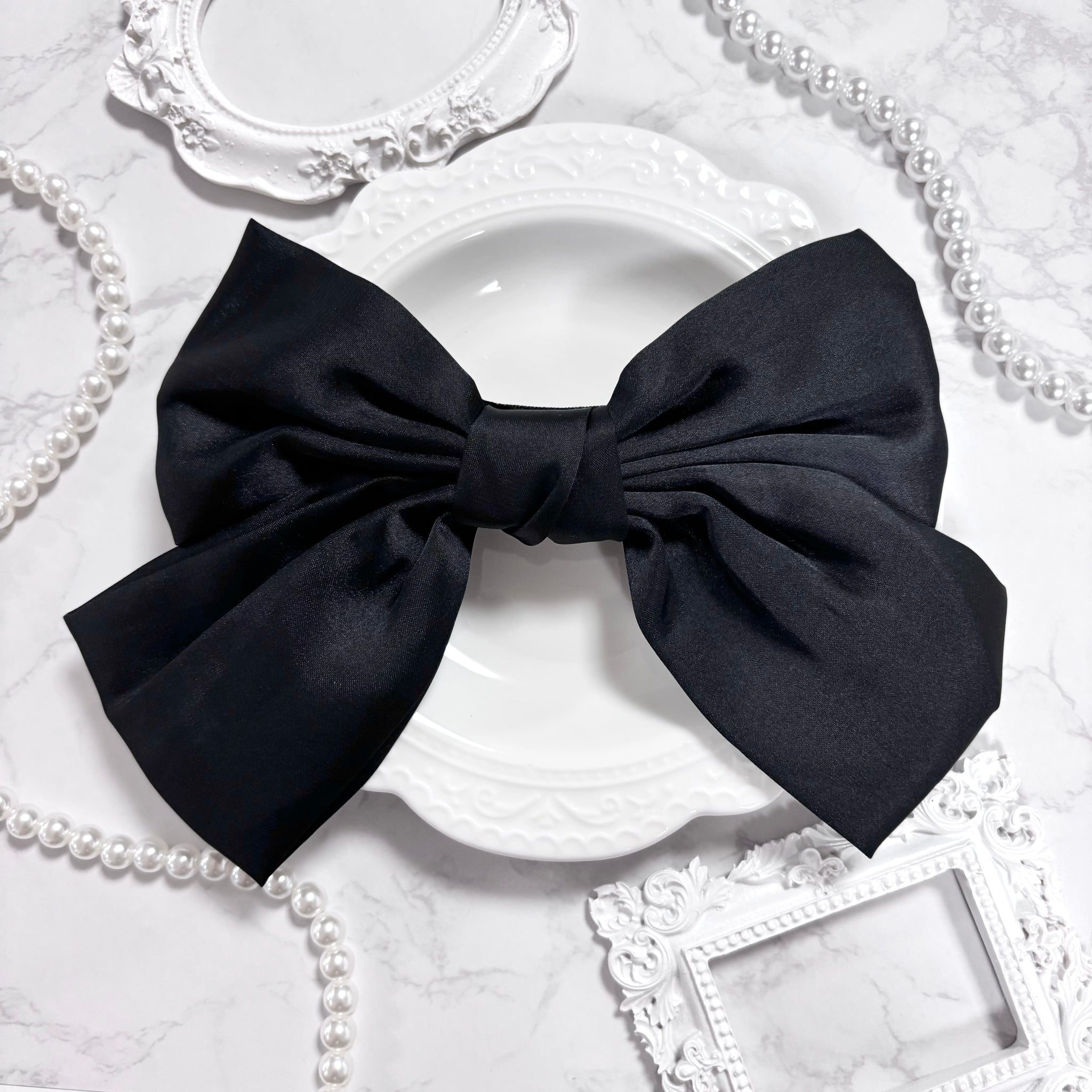 LUDLOW 大きな大きなリボンバレッタ