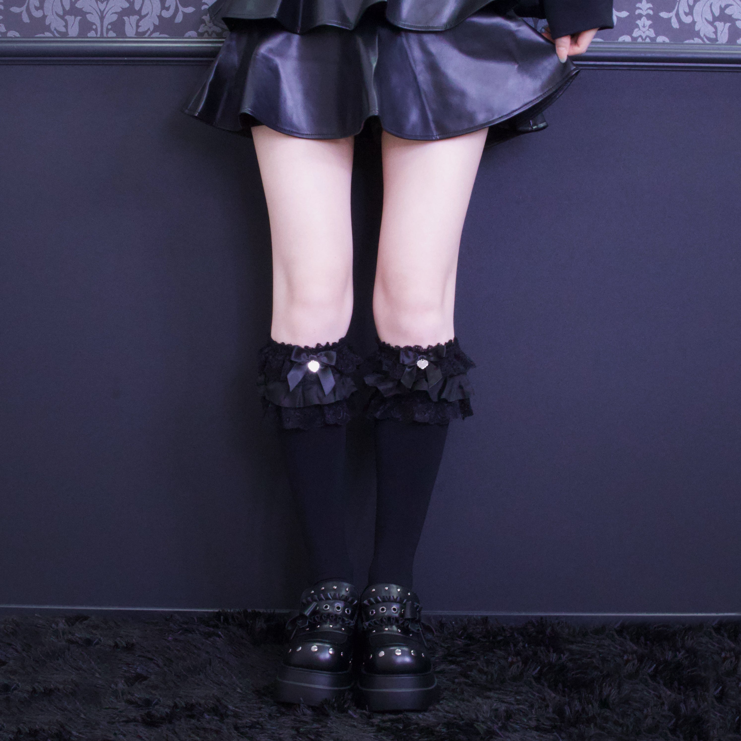 《mine》ロリィタフリル ソックス