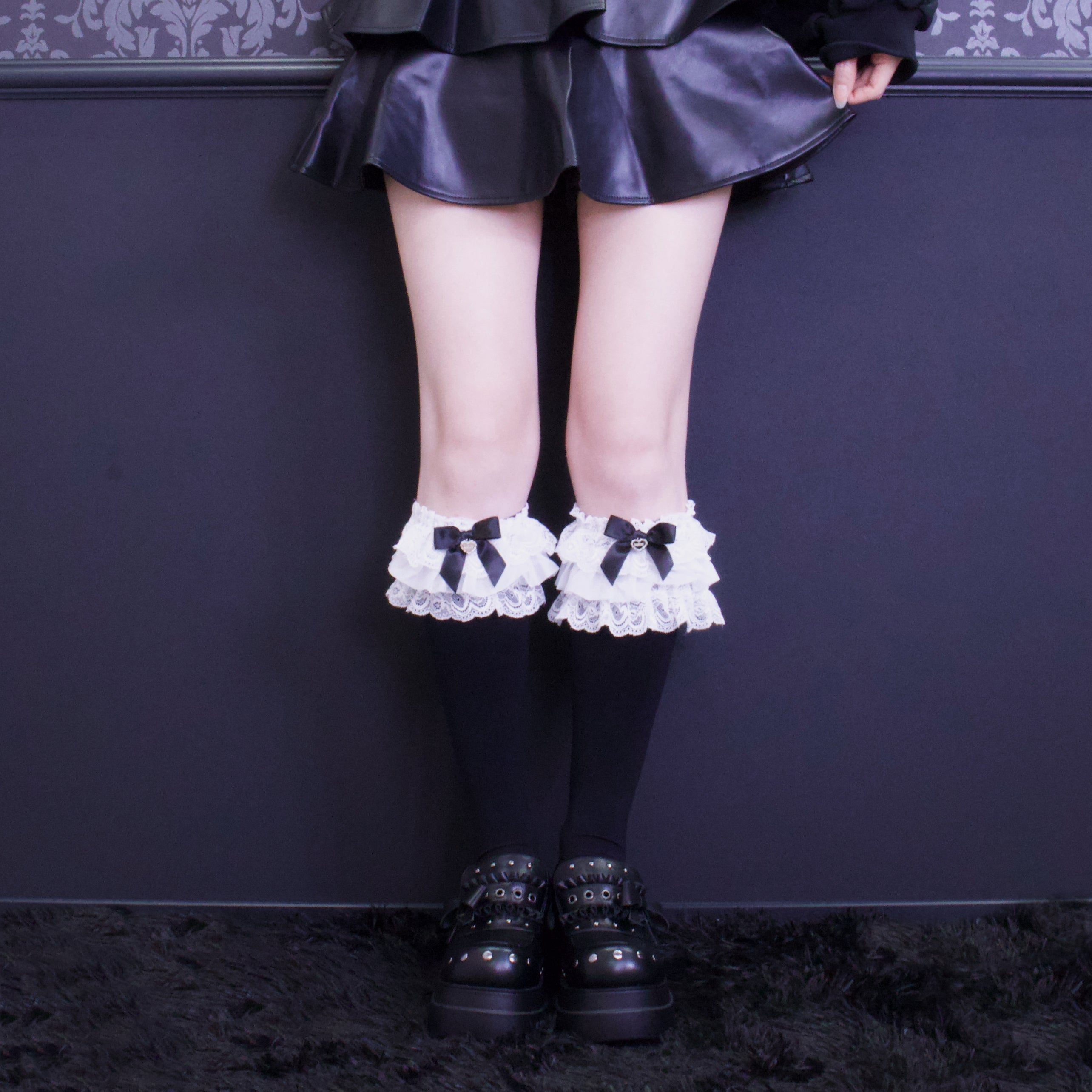 《mine》ロリィタフリル ソックス