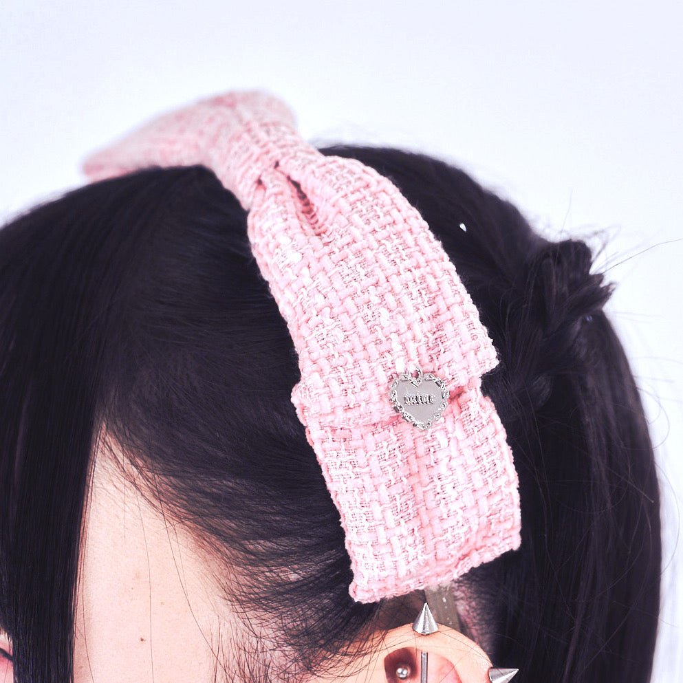 《mine》ツイードカチューシャ