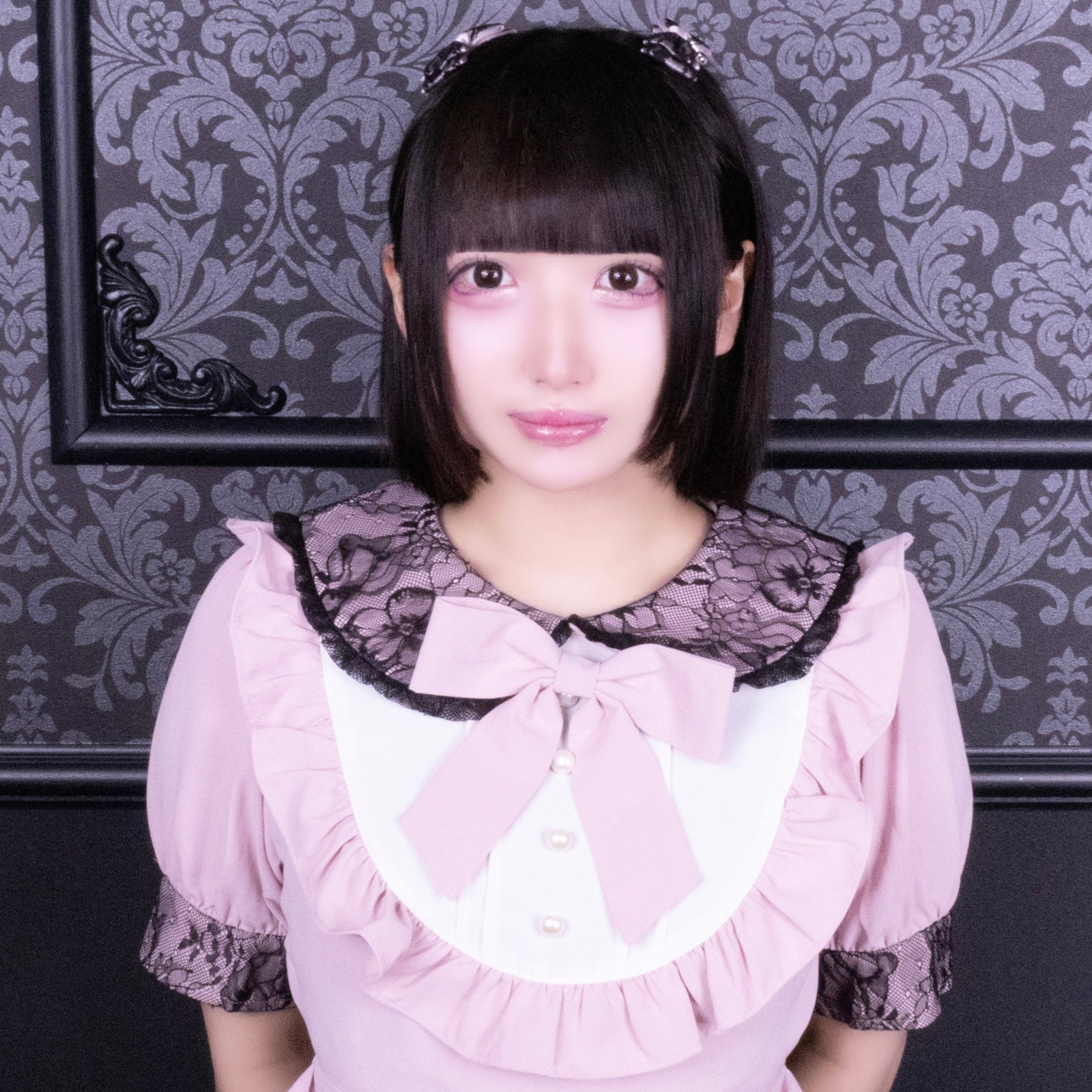 《mine》ハートレースリボン