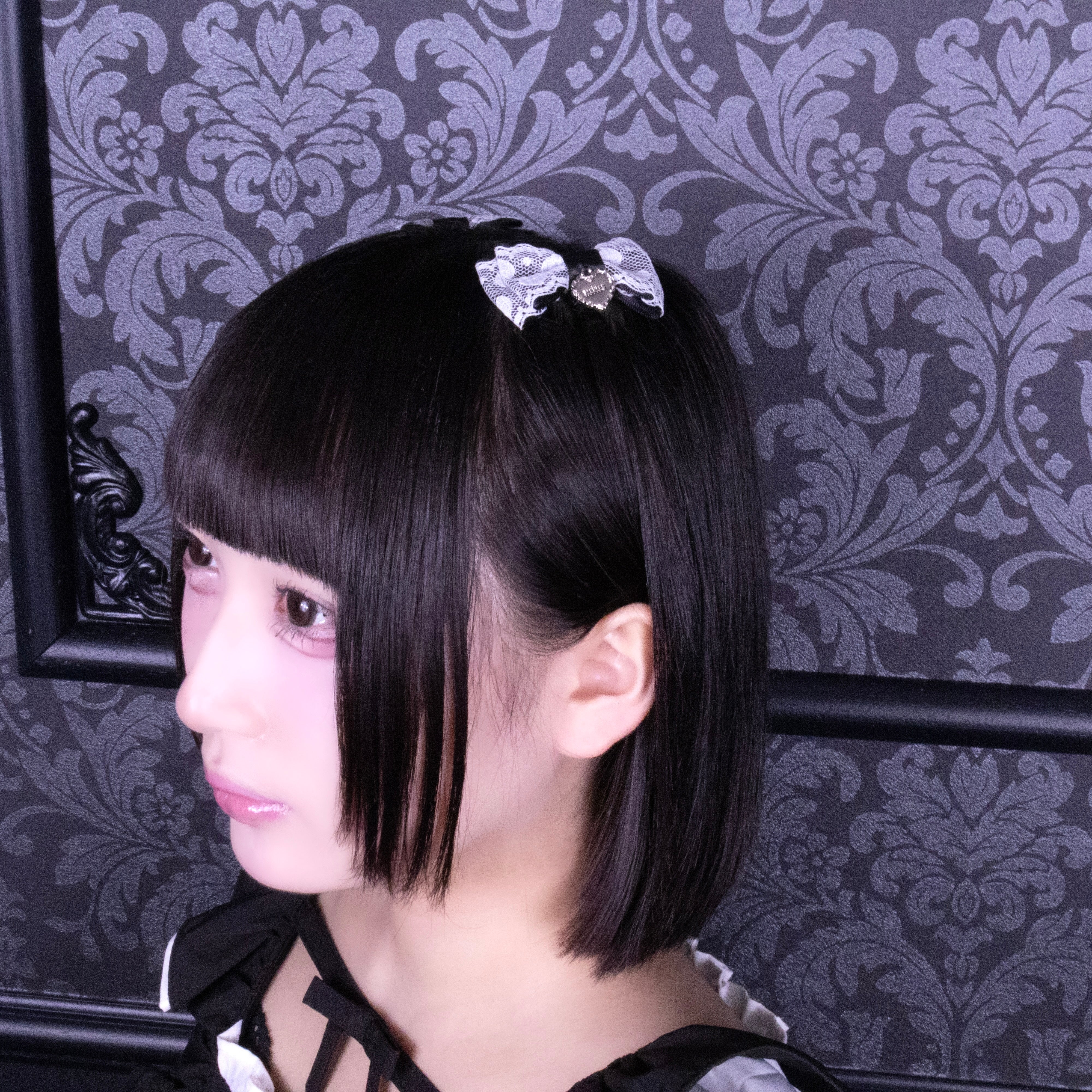 《mine》ハートレースリボン