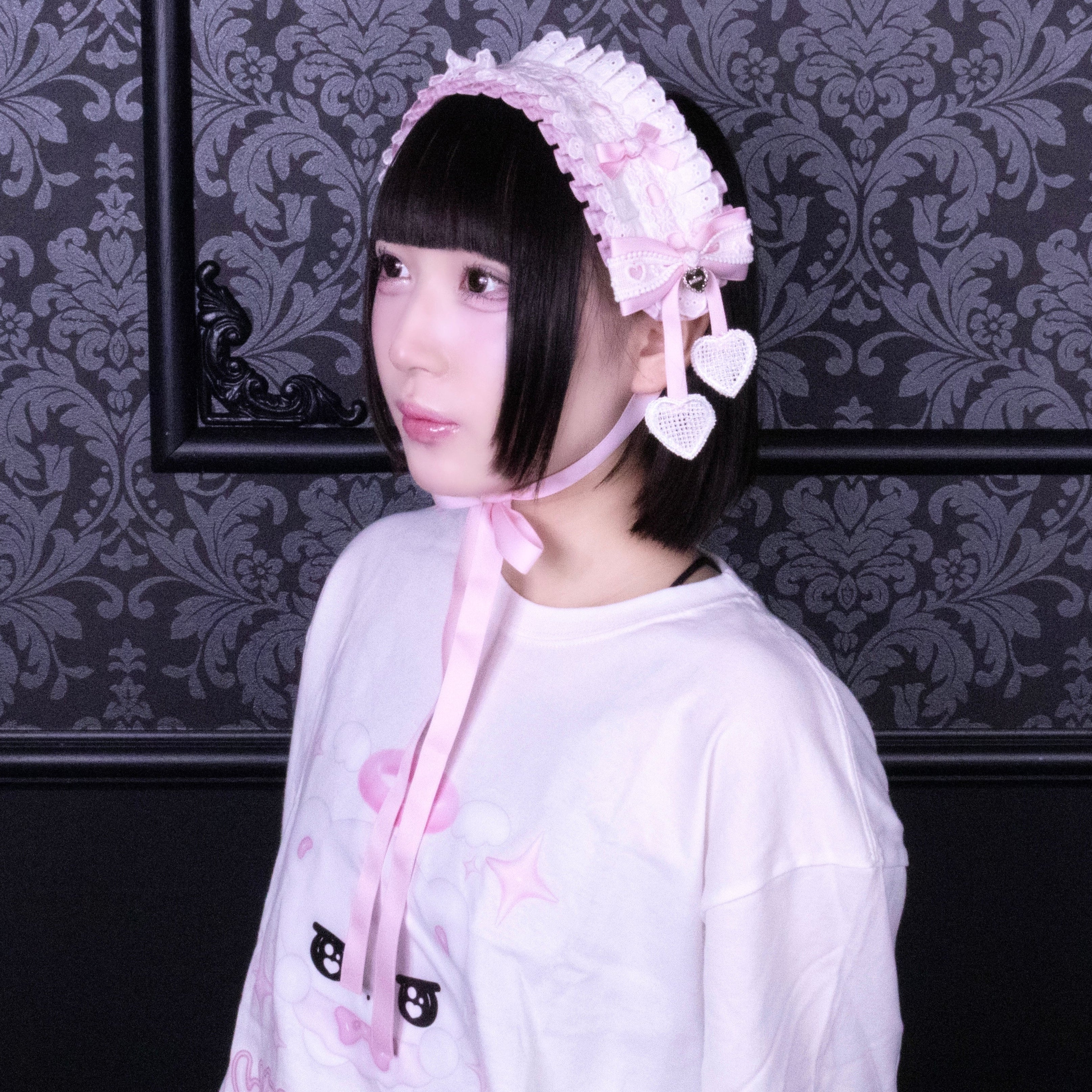 《mine》ギンガムチェックヘッドドレス