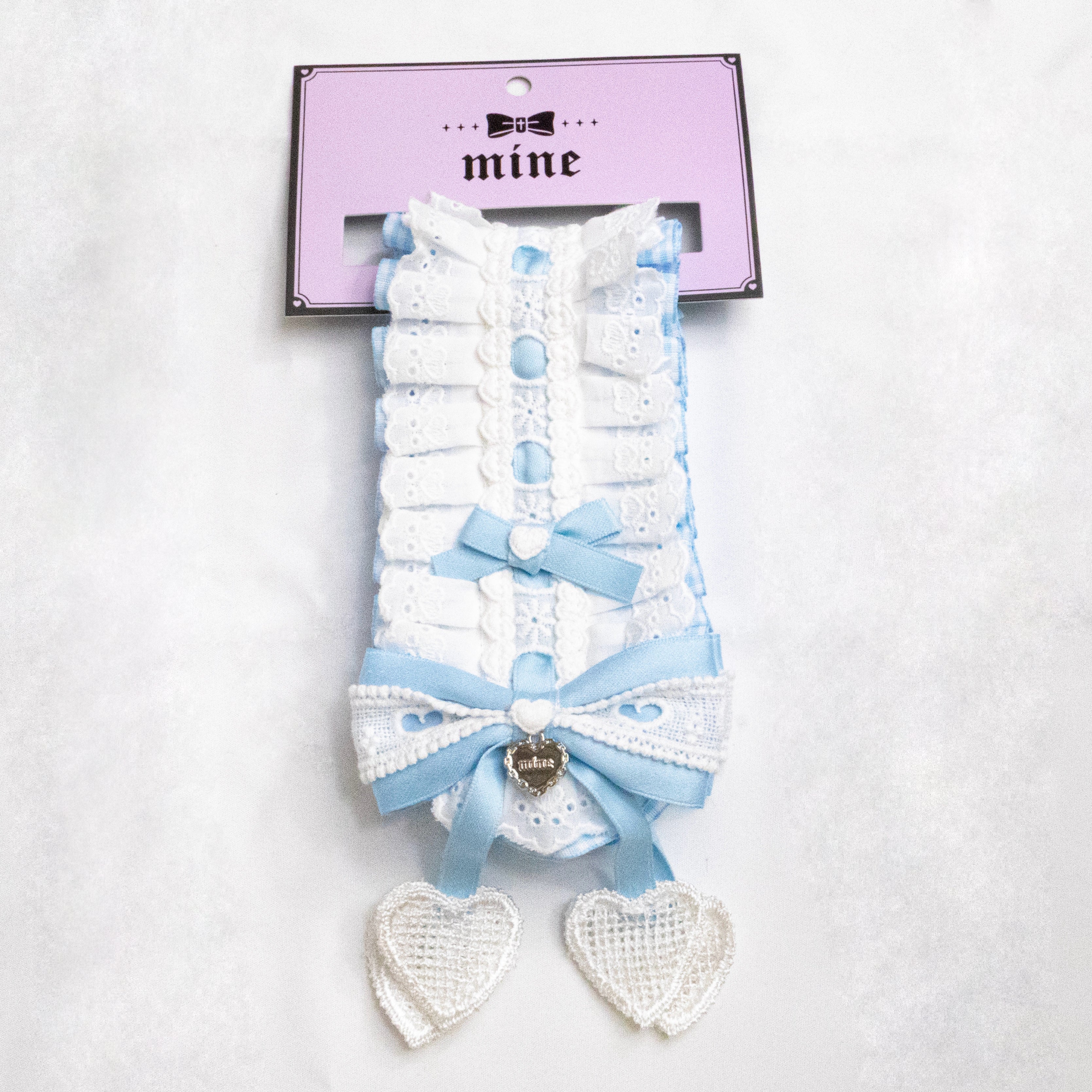 《mine》ギンガムチェックヘッドドレス