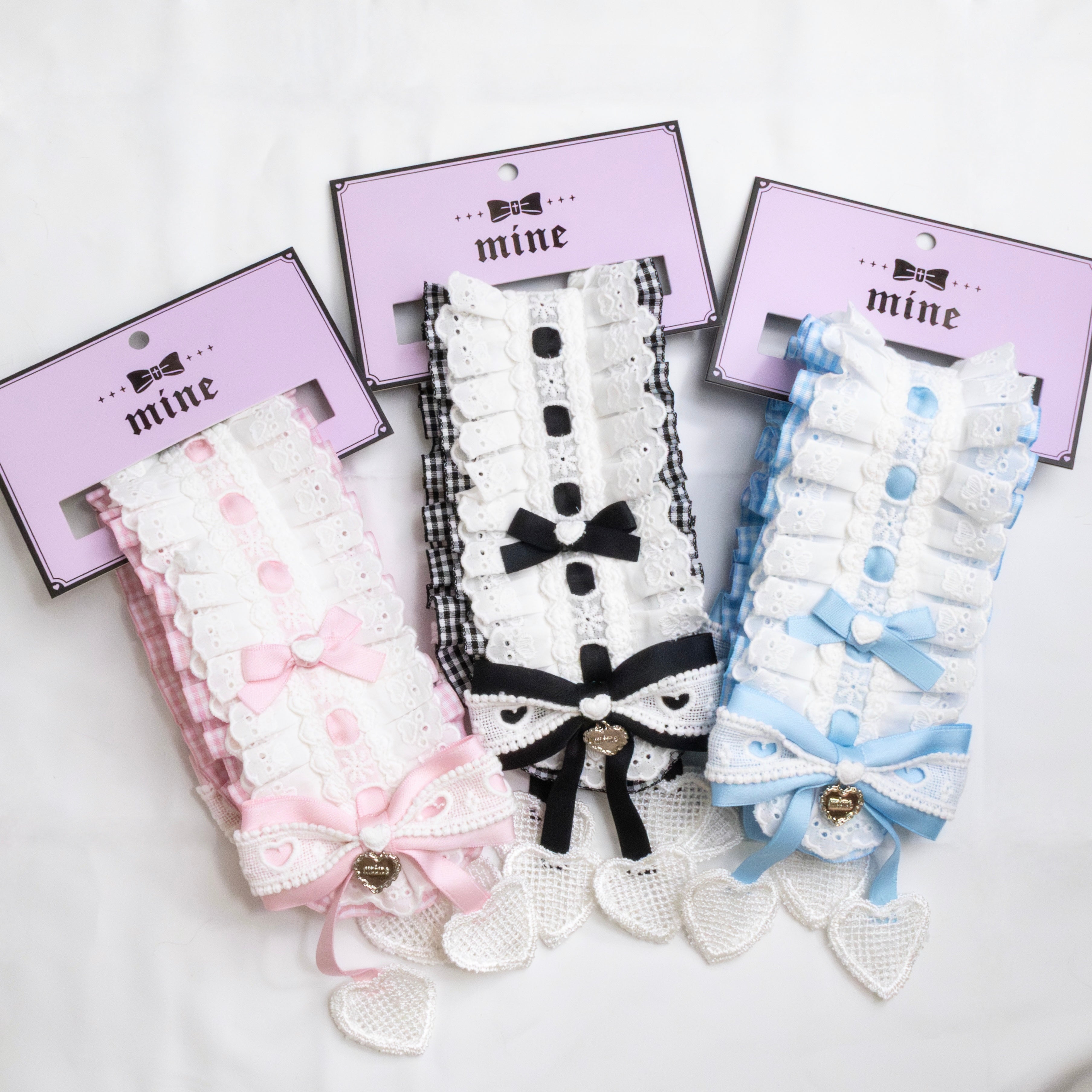 《mine》ギンガムチェックヘッドドレス