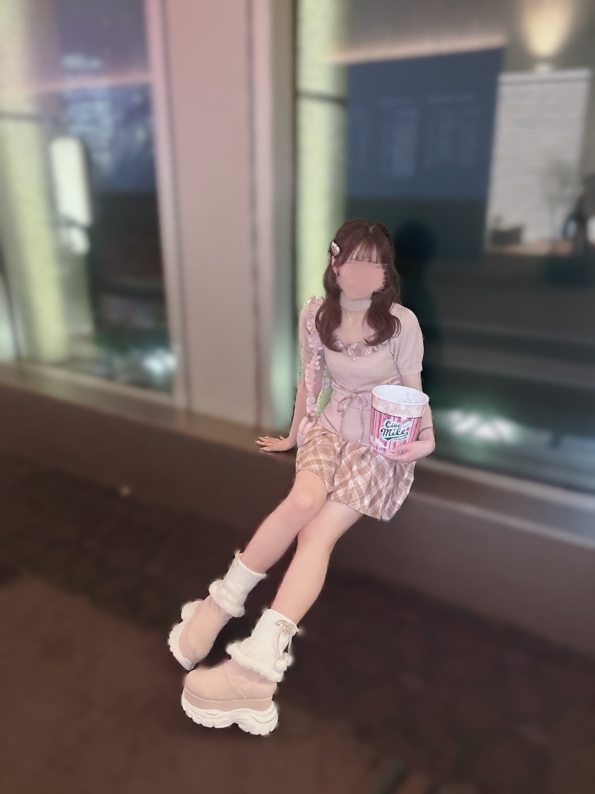 《LAFARY》ドッキングニットワンピース