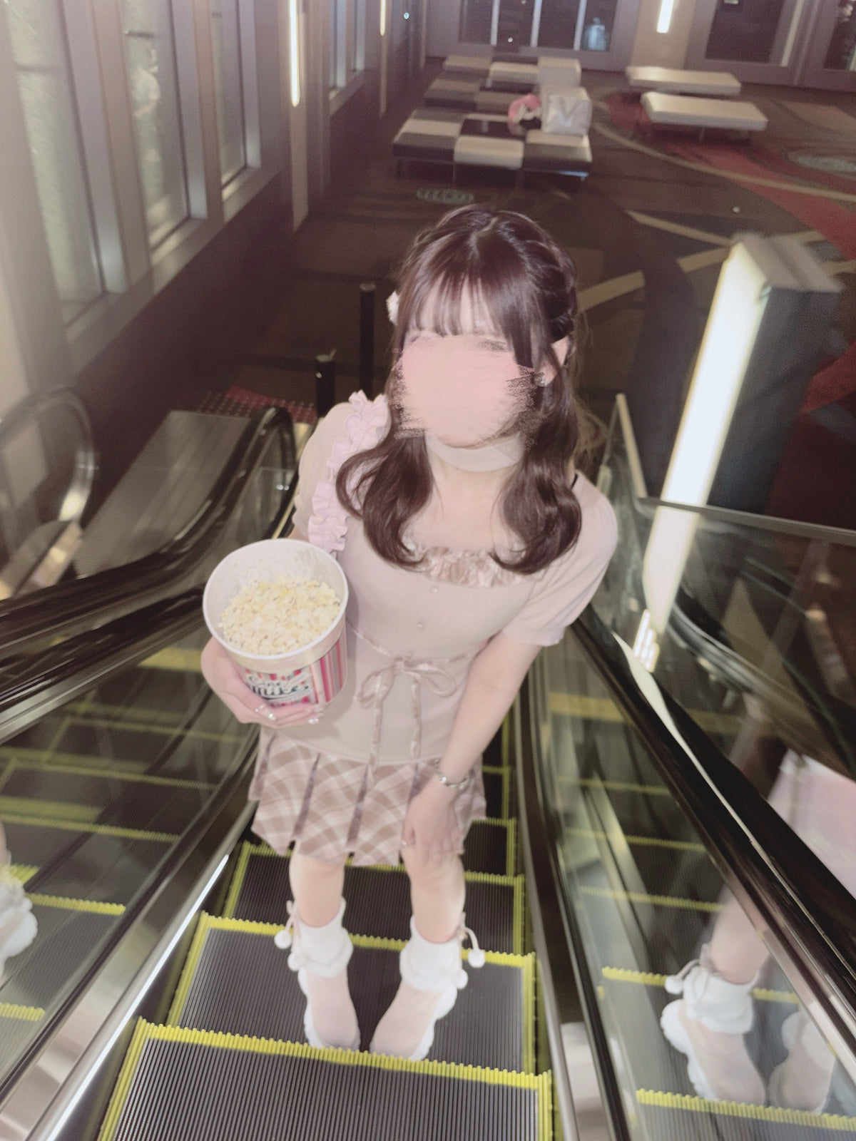 《LAFARY closet》ルーズニット厚底ブーツ
