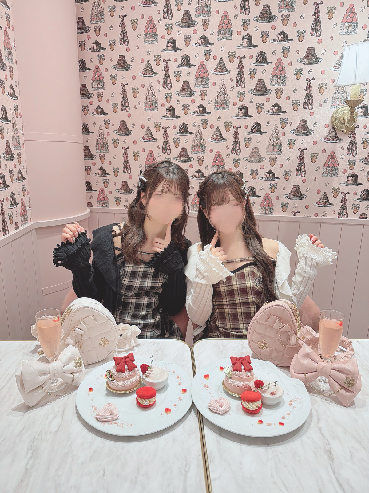《LAFARY closet》ハートリボンヘアクリップ