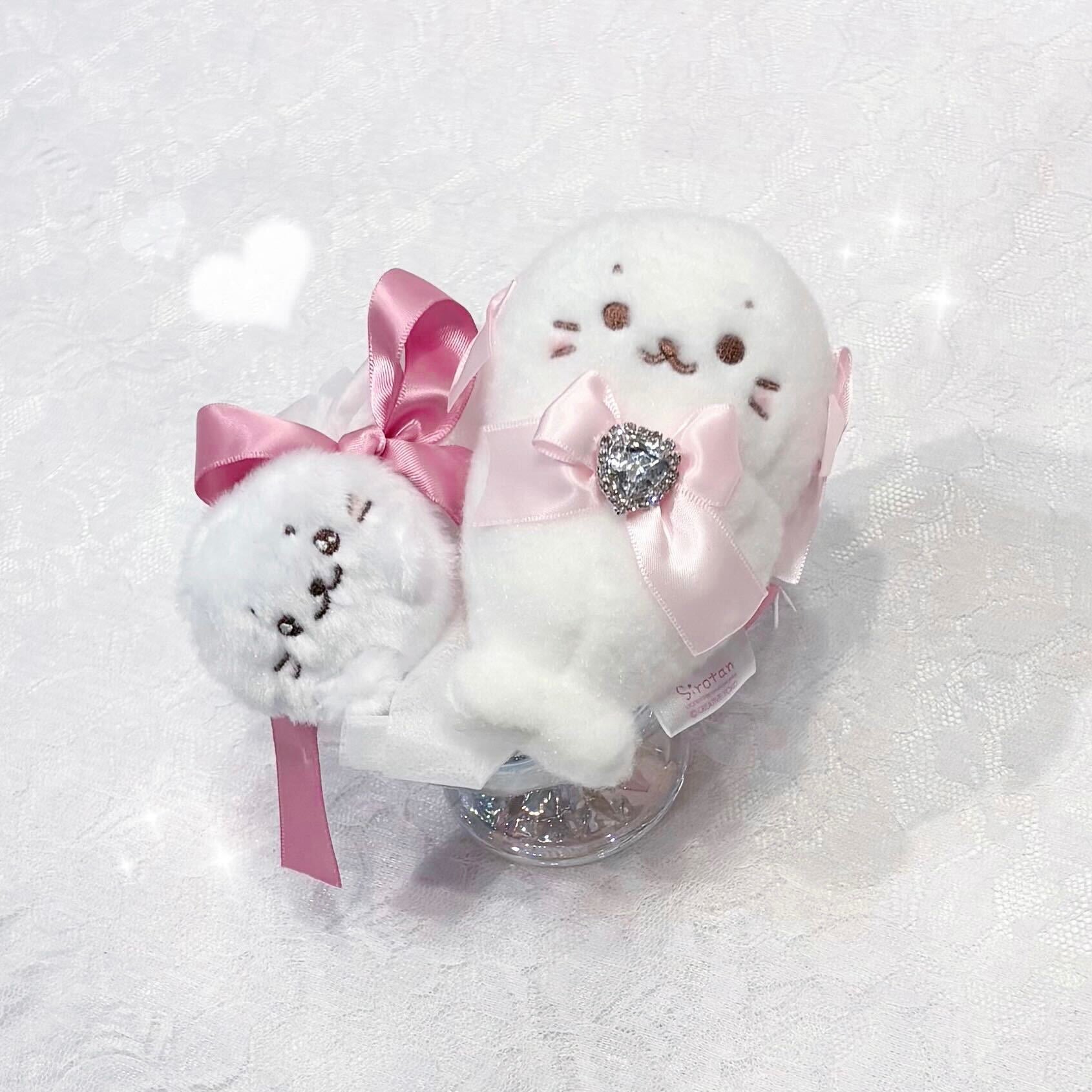 《しろたん×LAFARY》しろたん学園 ふわふわヘアクリップ