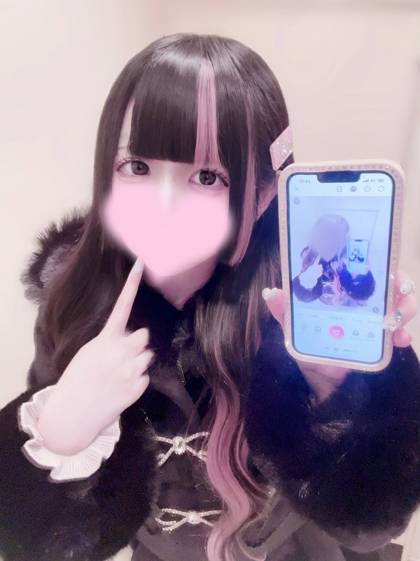 《mine》ストーンヘアクリップ