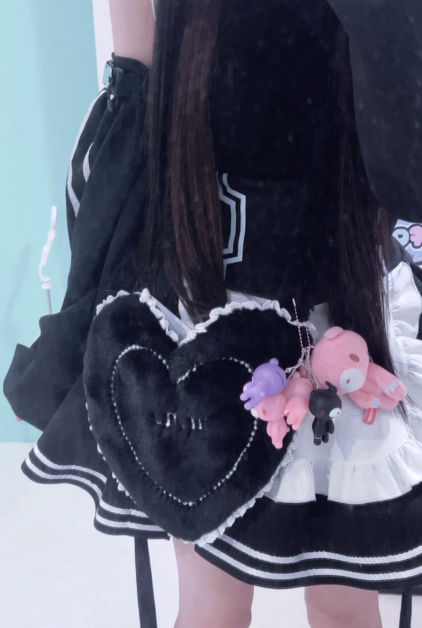 《mine》モコハートバッグ