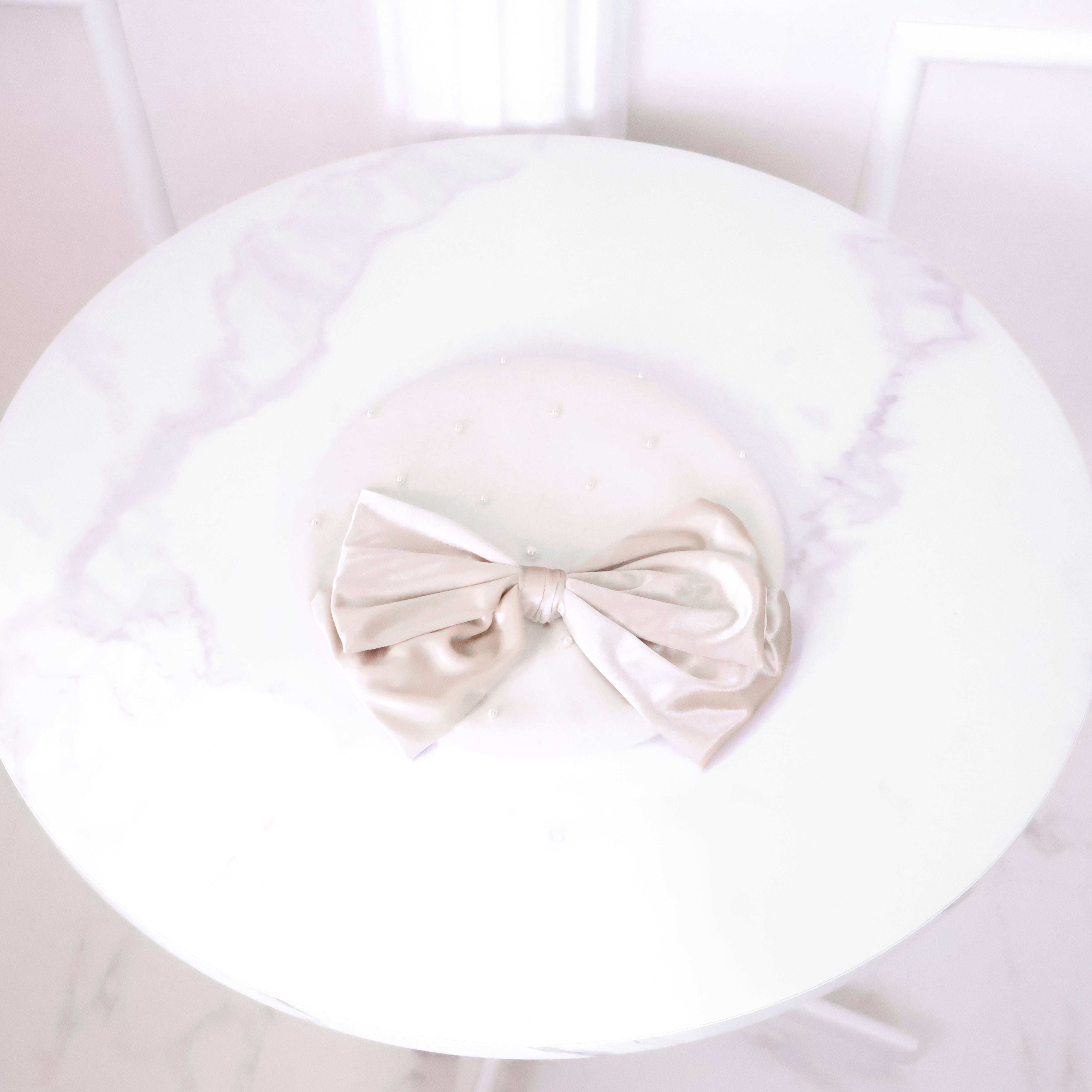 《LAFARY》ベロアリボンベレー帽