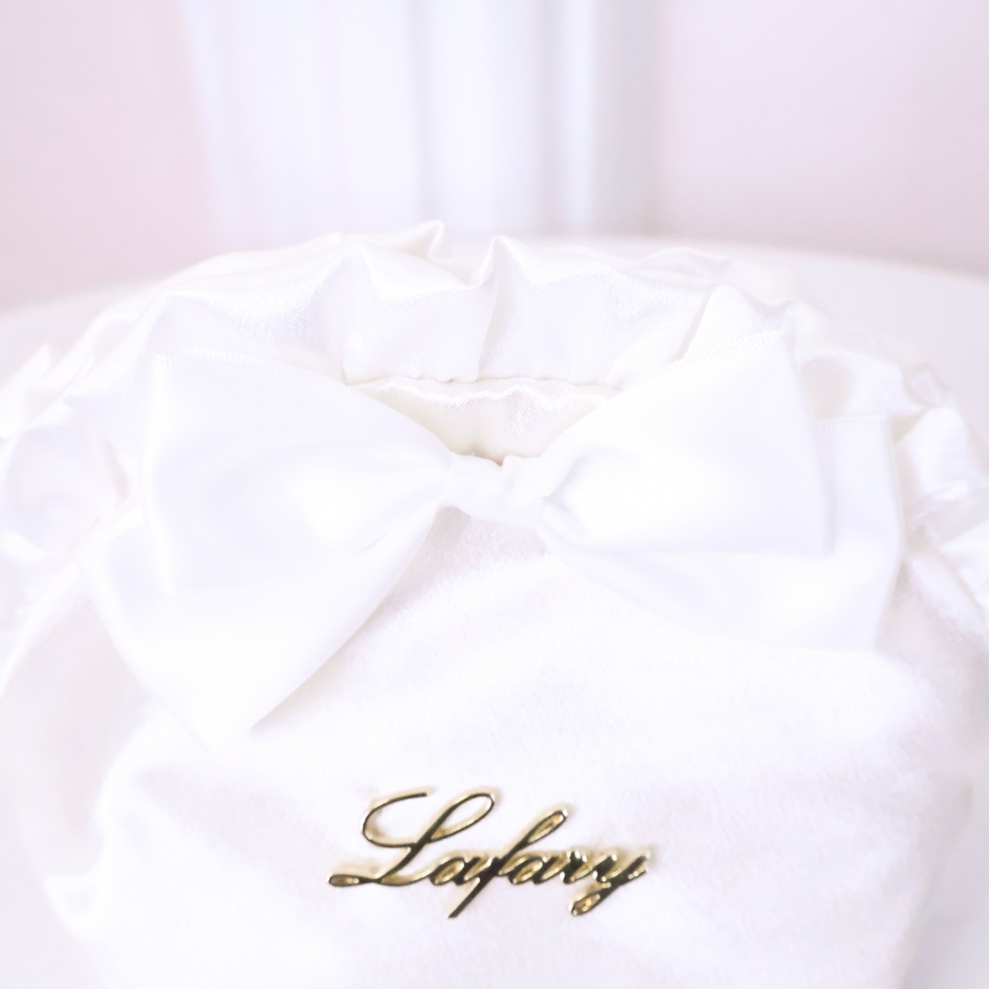 《LAFARY》リボンフリルポーチ