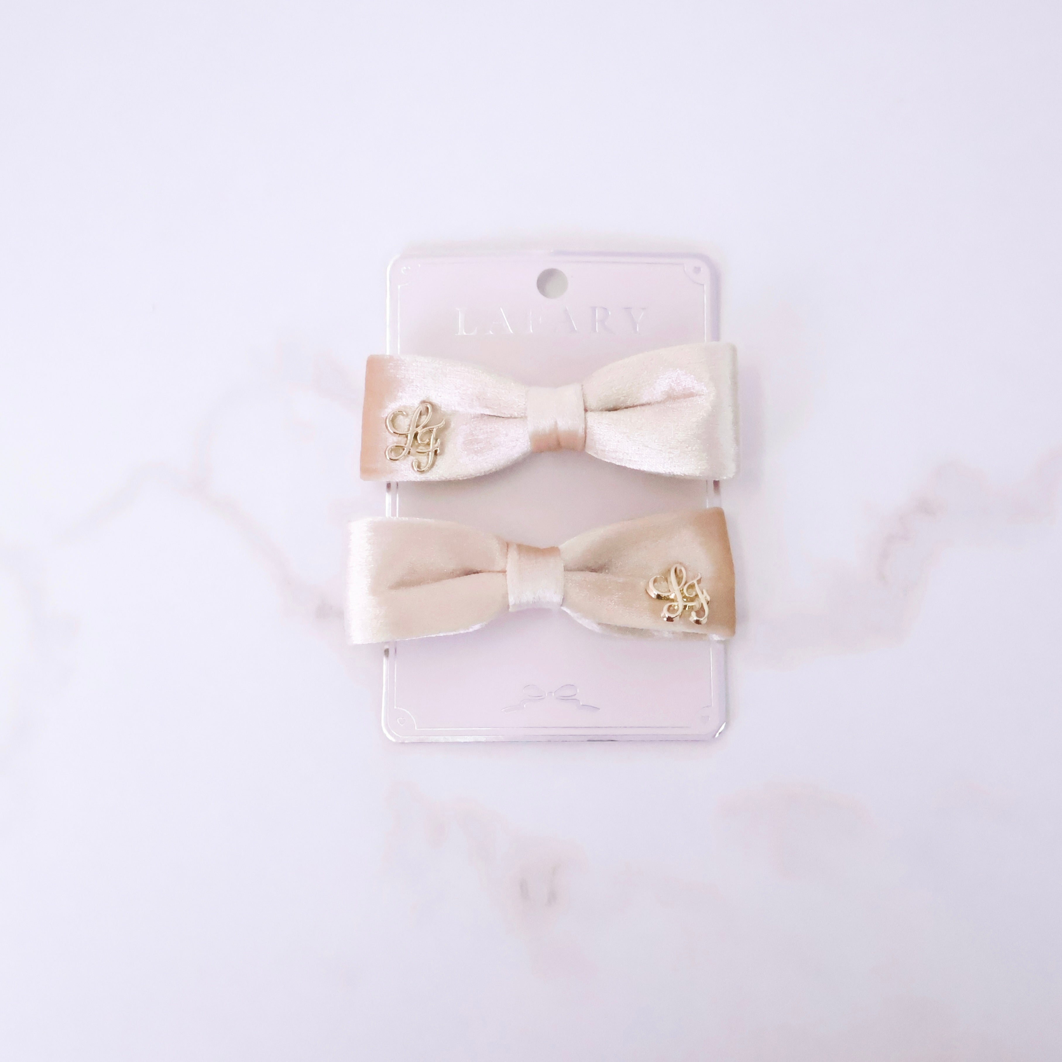 《LAFARY》ベロアスリムリボン