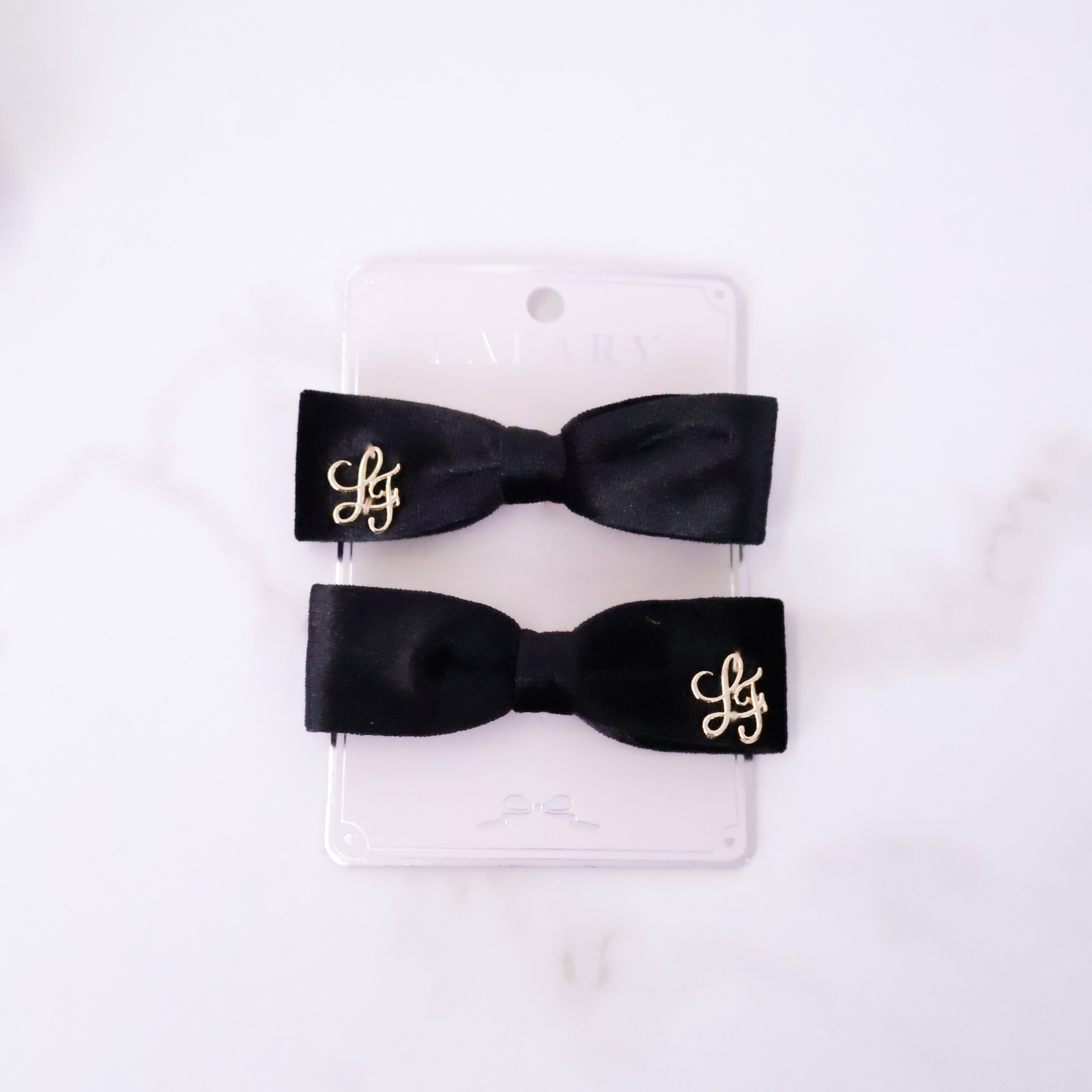 《LAFARY》ベロアスリムリボン