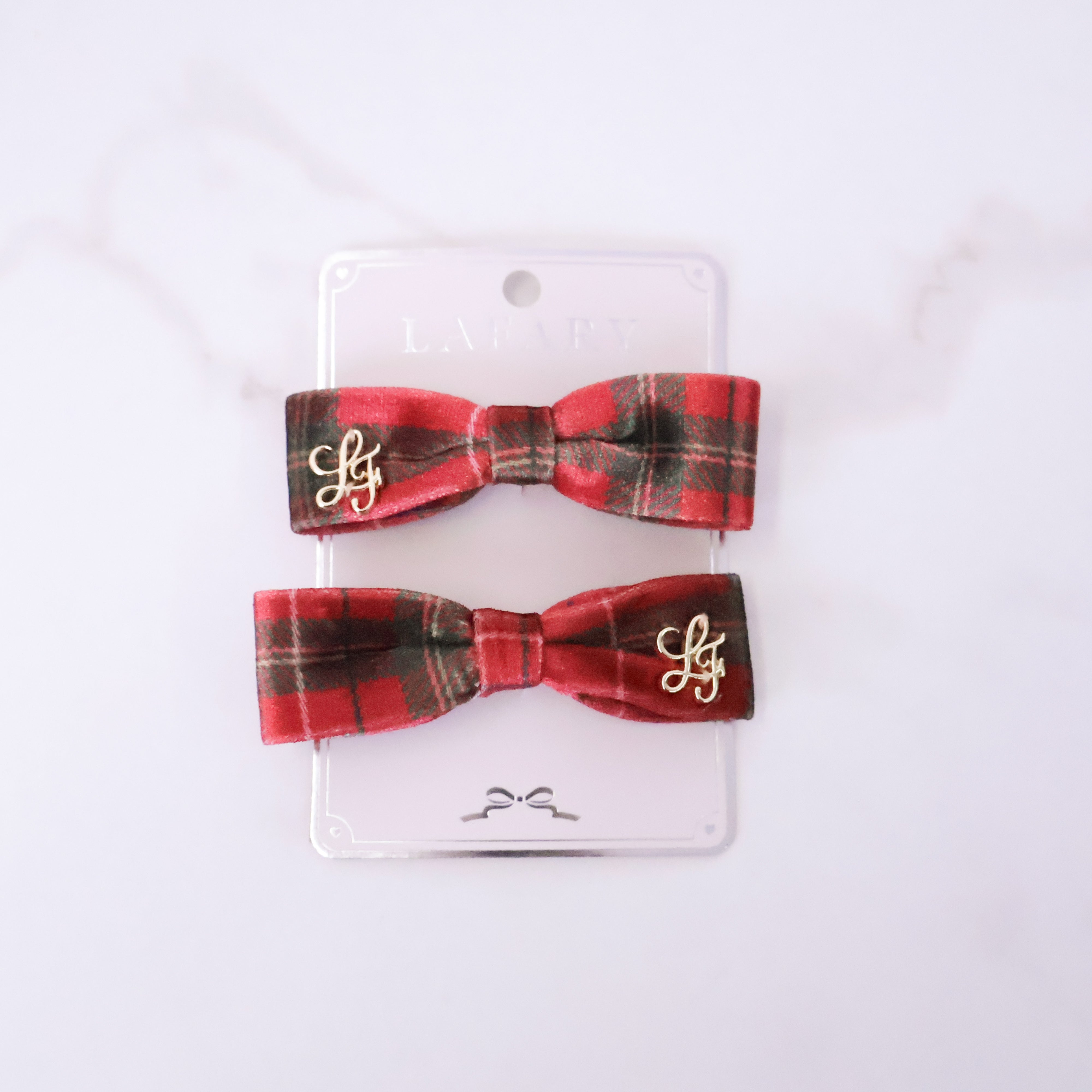 《LAFARY》ベロアスリムリボン