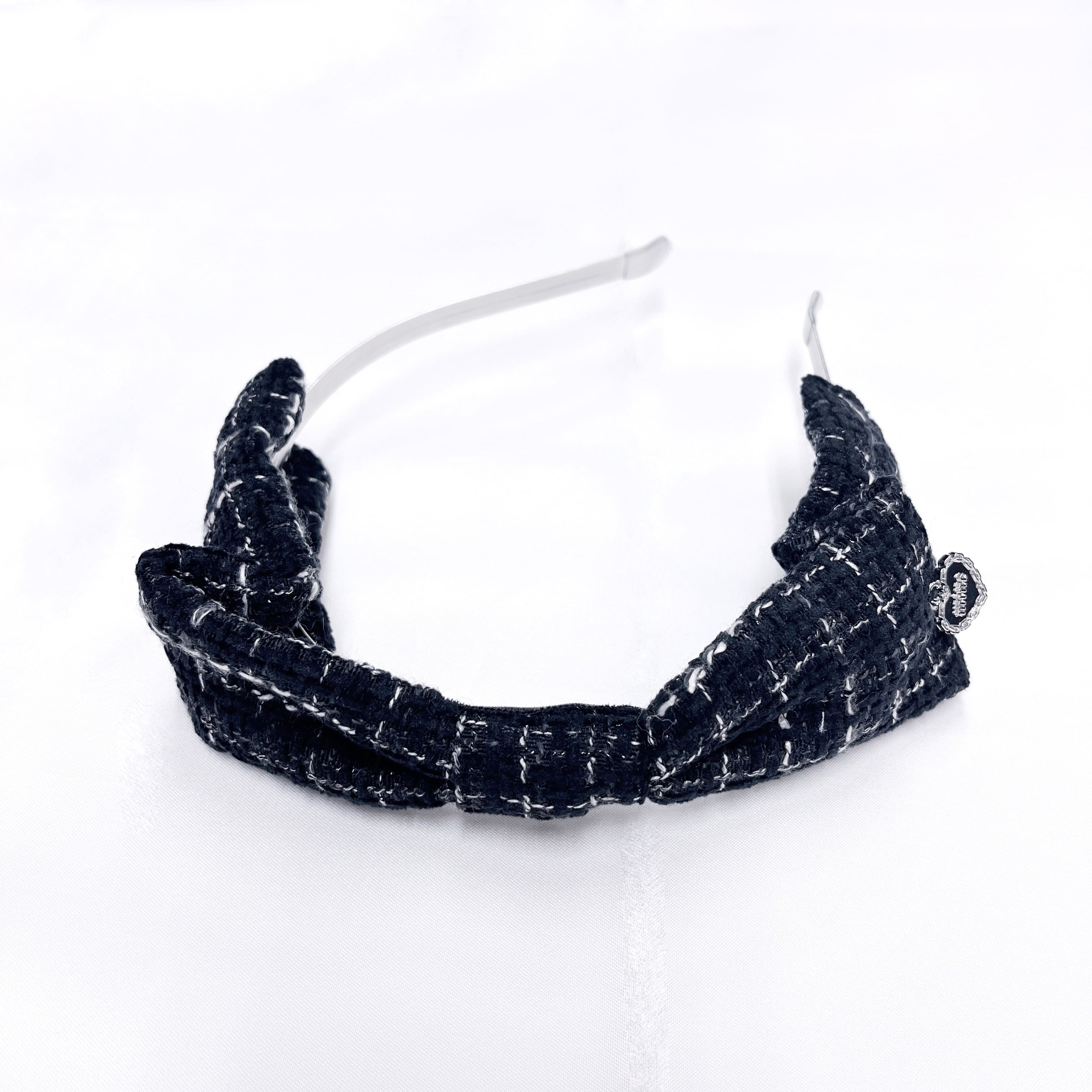 《mine》ツイードカチューシャ