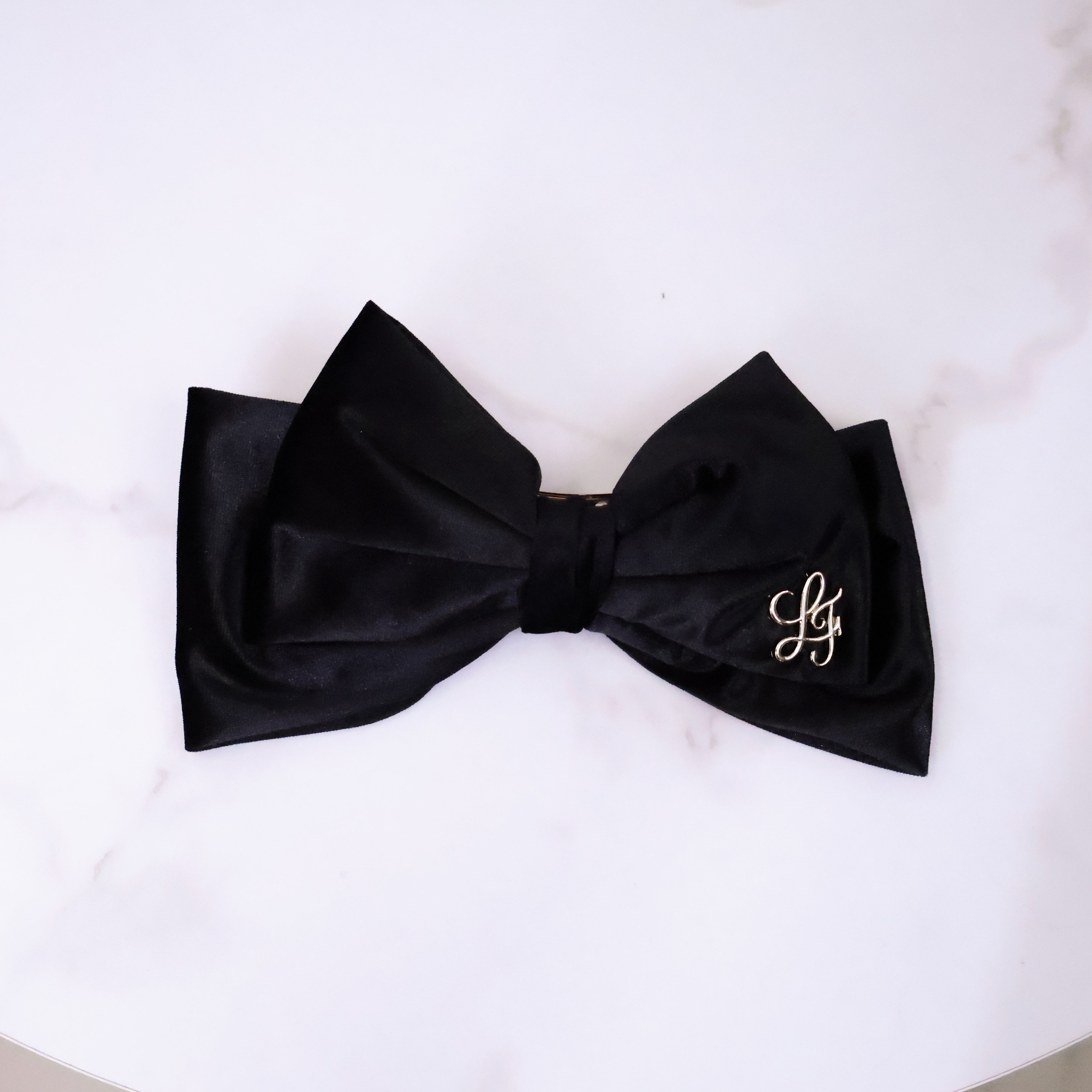 《LAFARY》ベロアリボンバレッタ