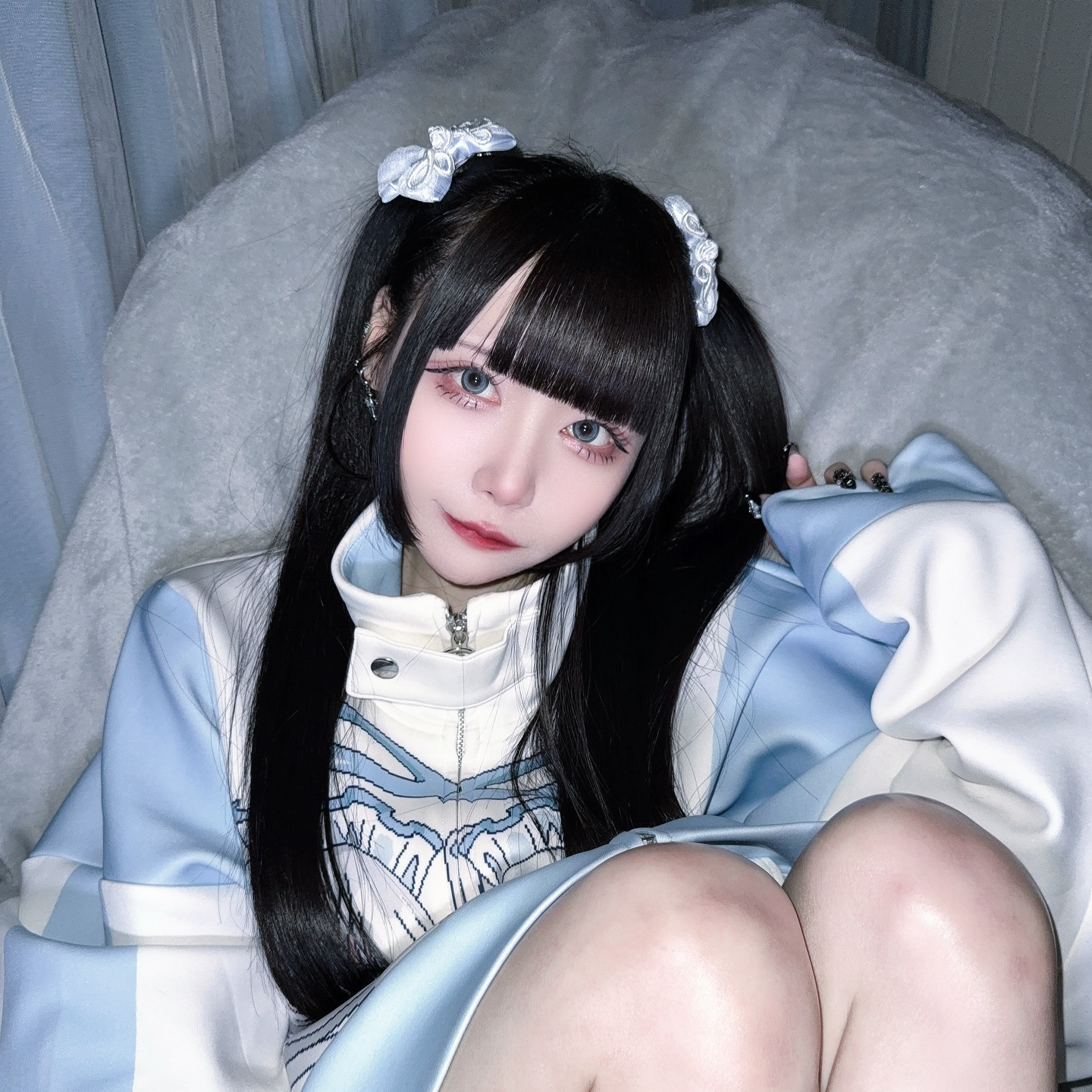 《mine》チャイナハートレースリボン