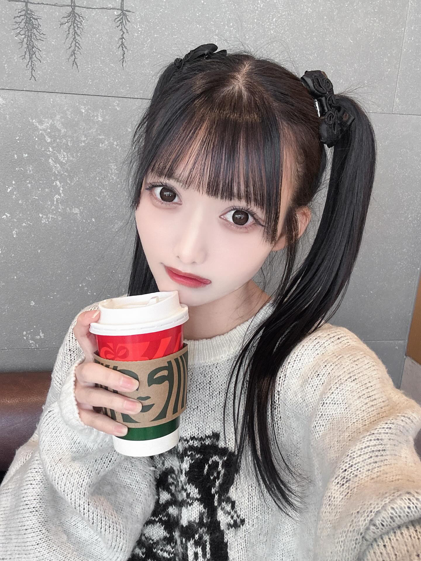 《mine》チャイナハートレースリボン