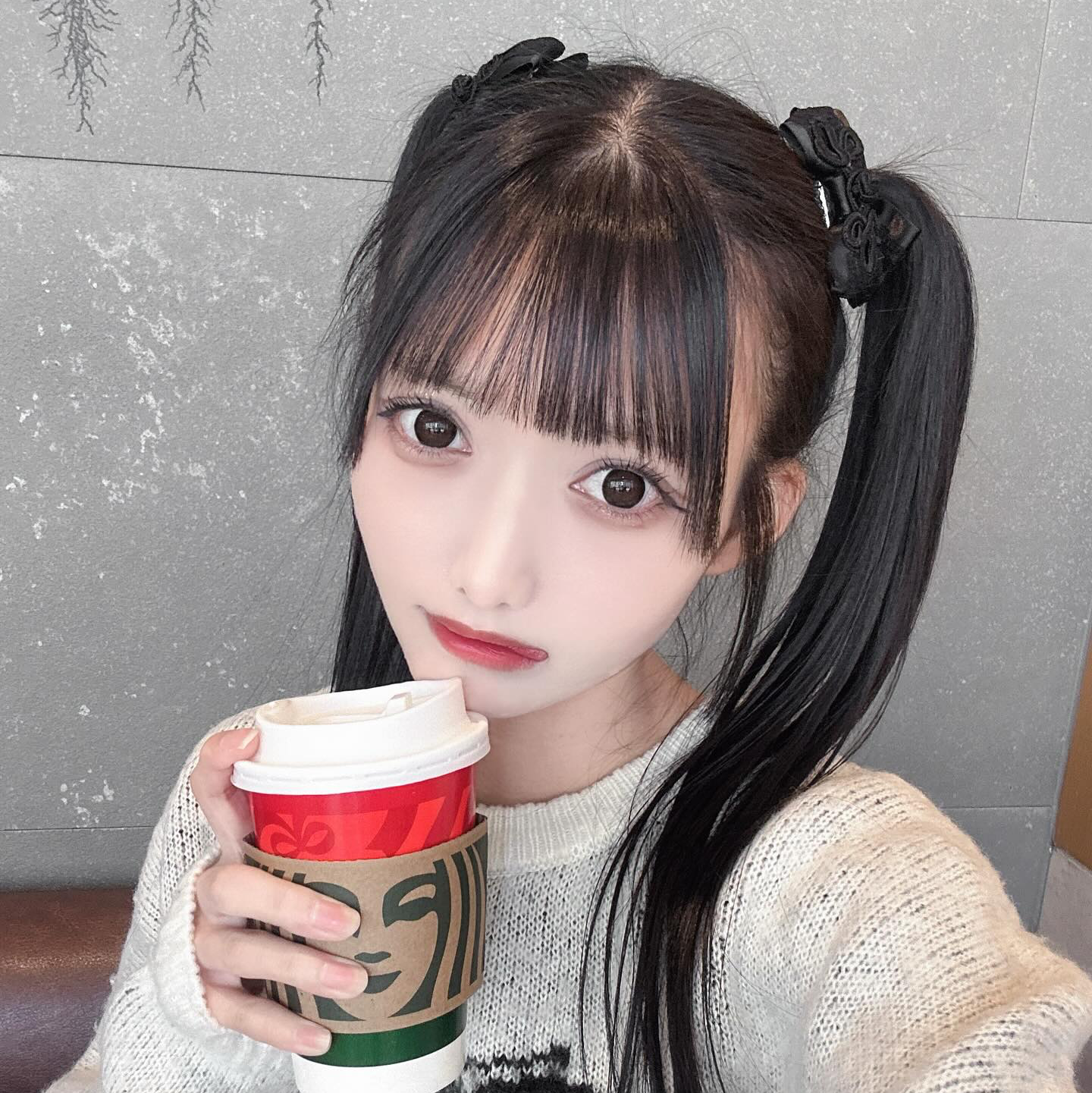 《mine》チャイナハートレースリボン