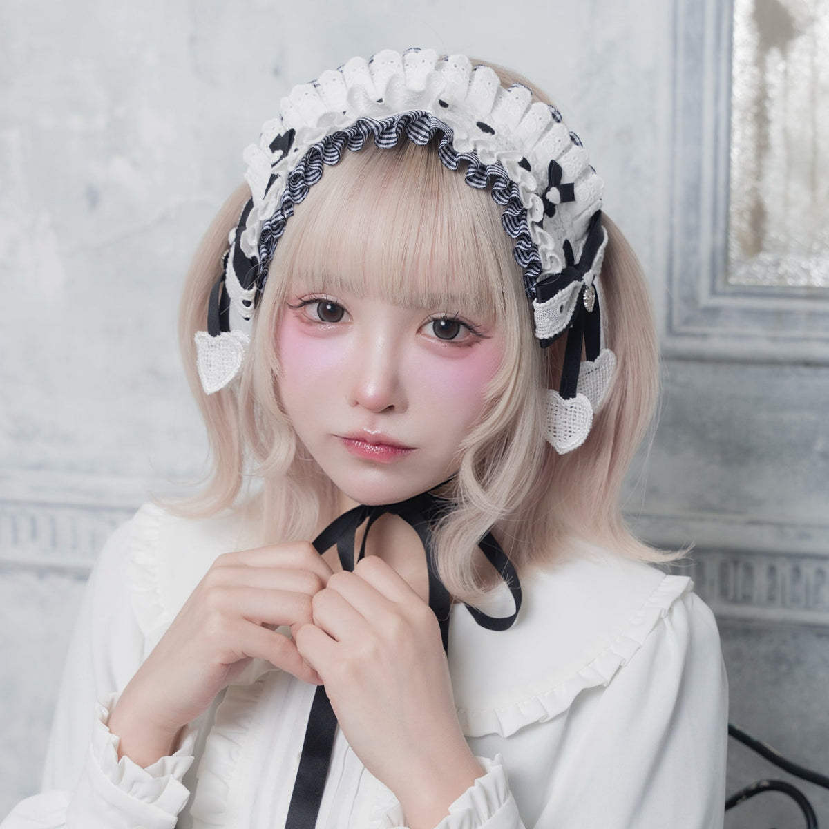 mine》ギンガムチェックヘッドドレス - LAFARY ONLINE