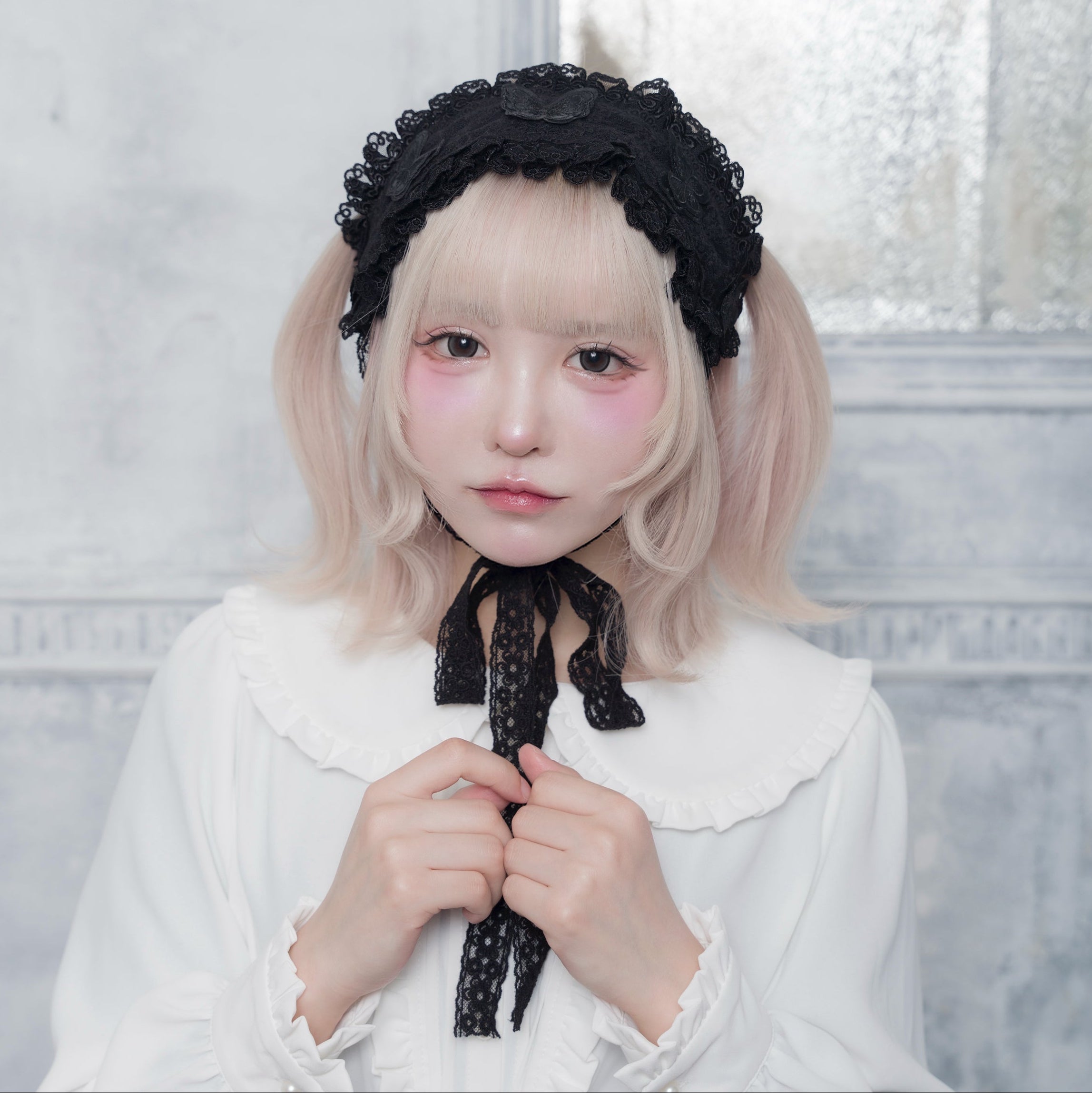 《mine》レースチュールヘッドドレス