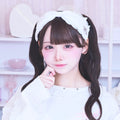 《mine》ハシゴレースフリルリボンカチューシャ