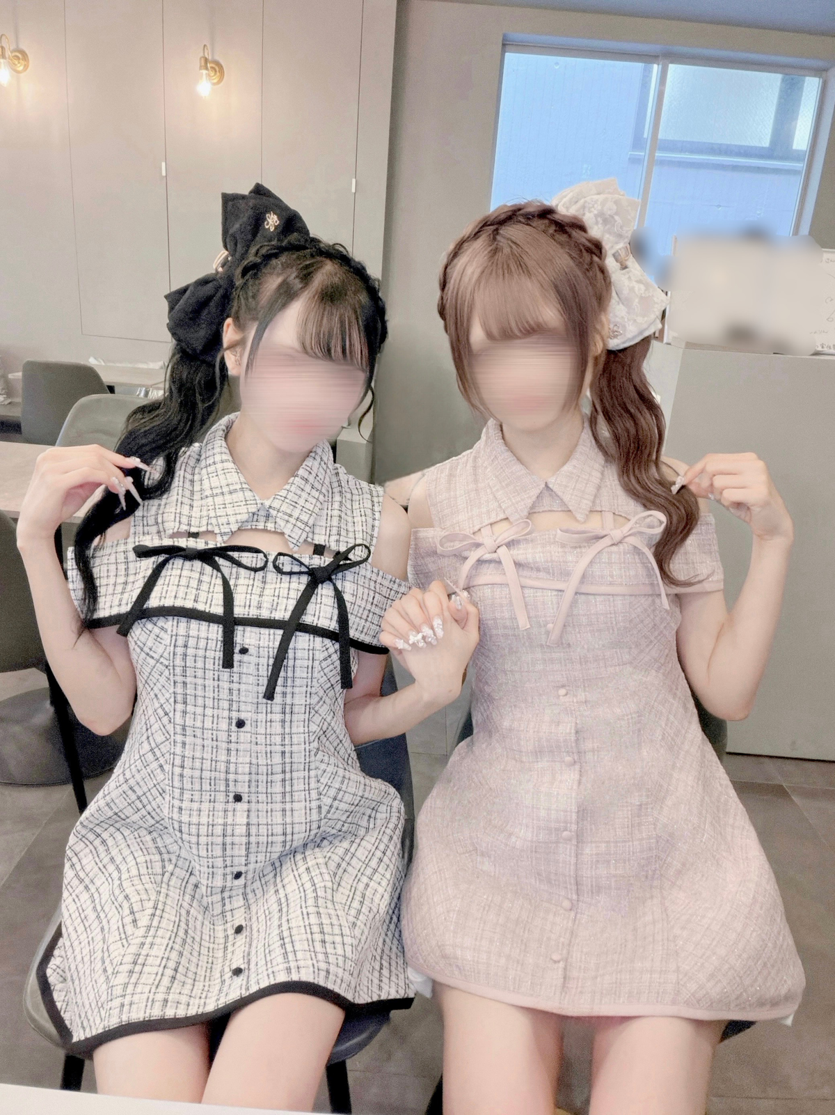 《LAFARY closet》レースリボンバンスクリップ
