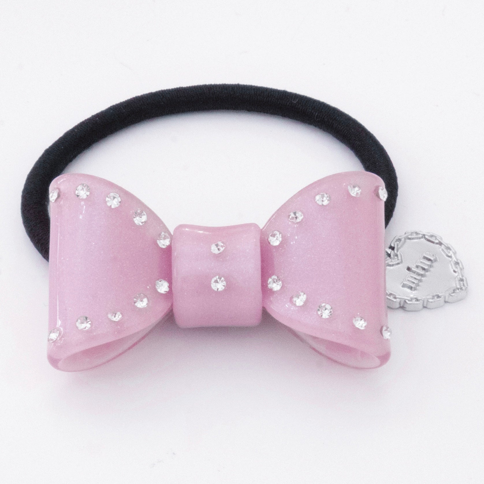 《mine》ストーンリボンヘアゴム