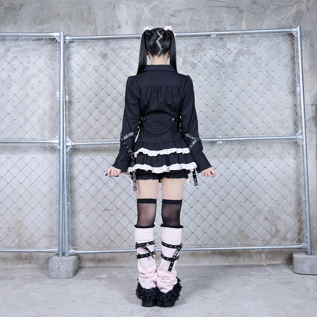 《mine》クロスチャームベルトスカパン