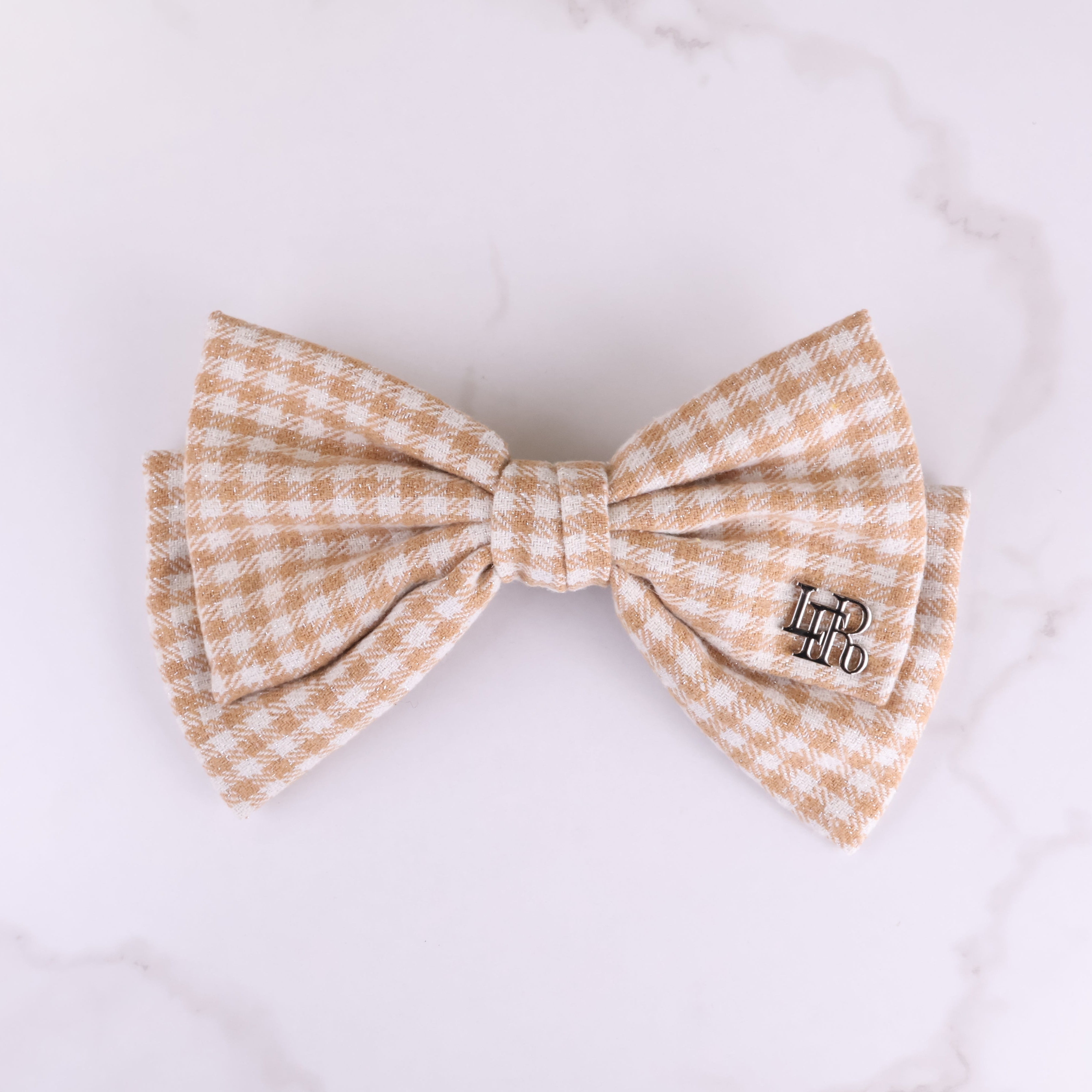 《LAFARY closet》ギンガムリボンバレッタ