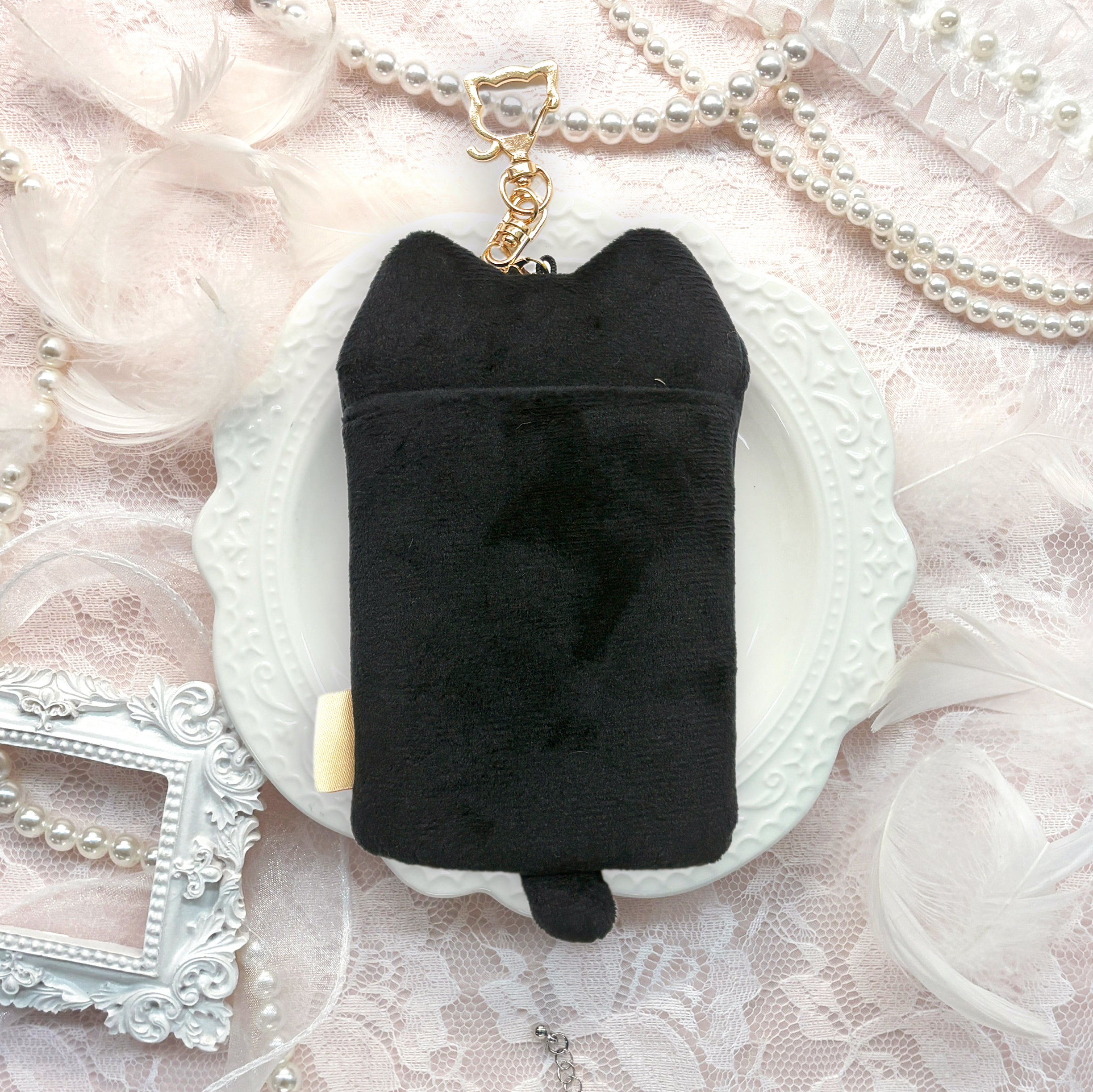 もこもこチェキケース (くろねこ)