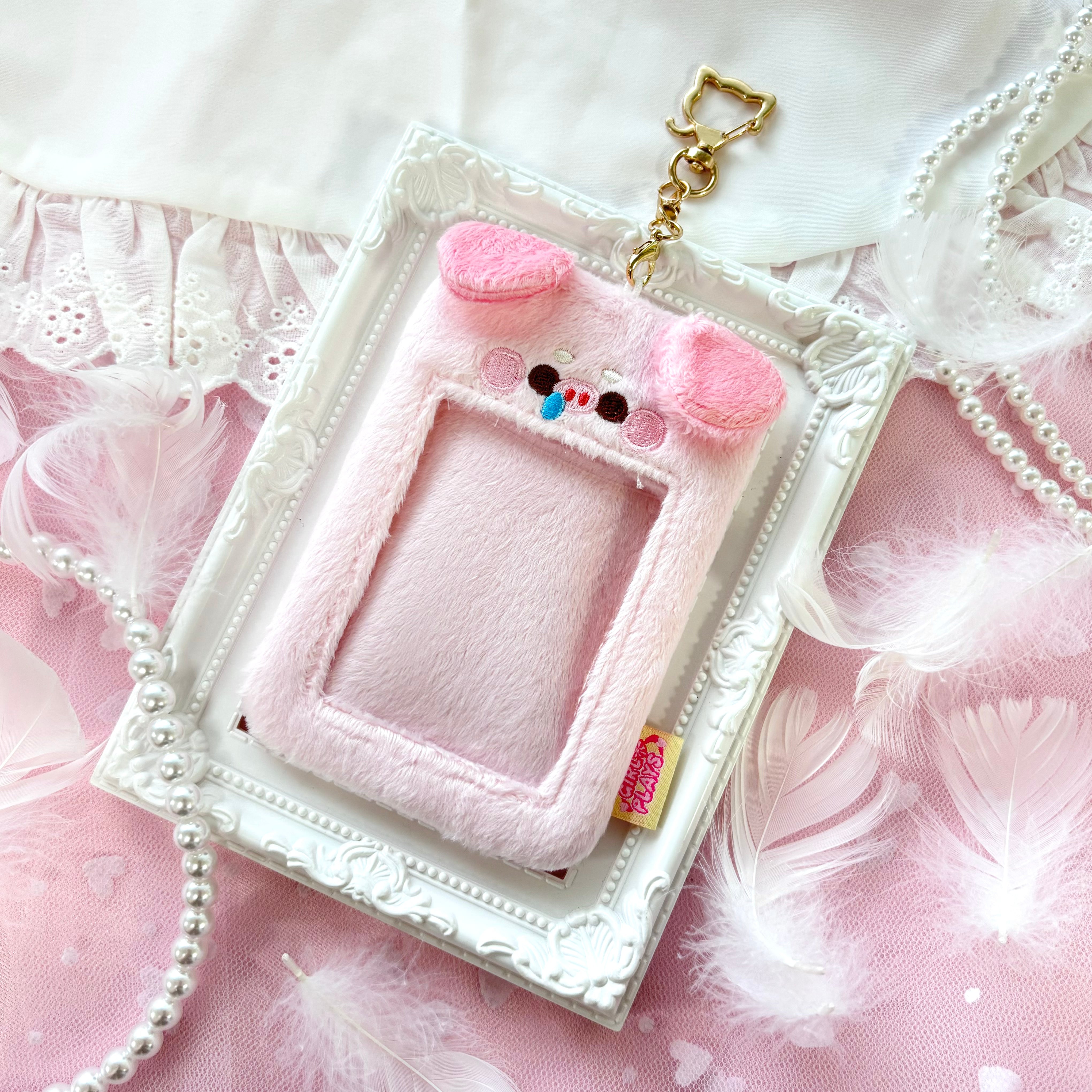 もこもこチェキケース (ブタ)