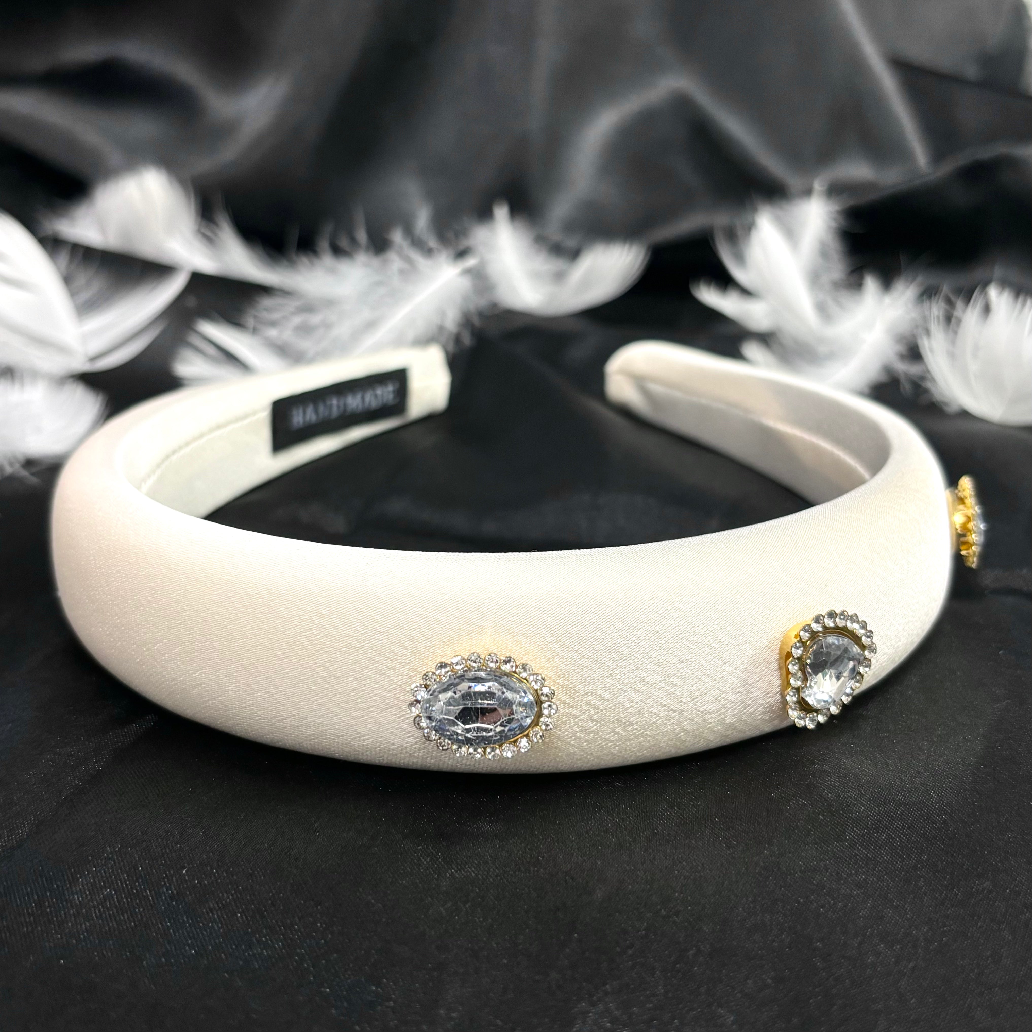 ハートビジューカチューシャ