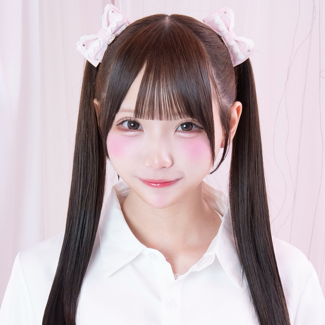 《ビビちゃん×mine》ハートレザーフリルリボン