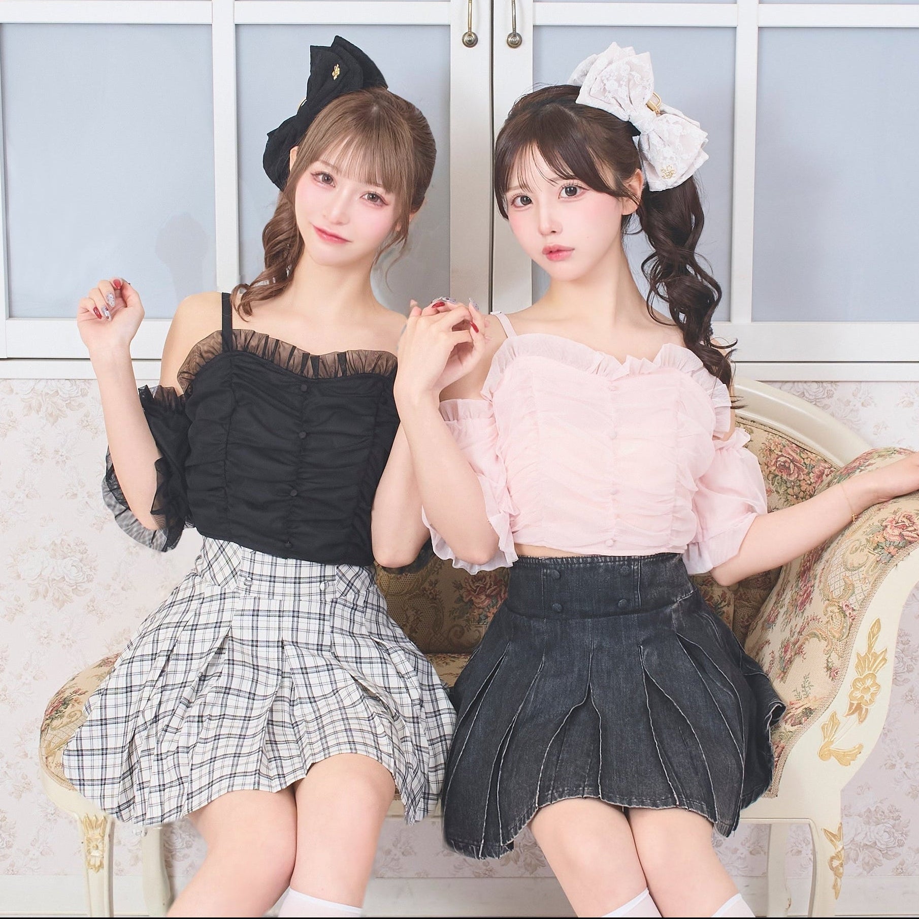 《LAFARY closet》オフショルチュールトップス