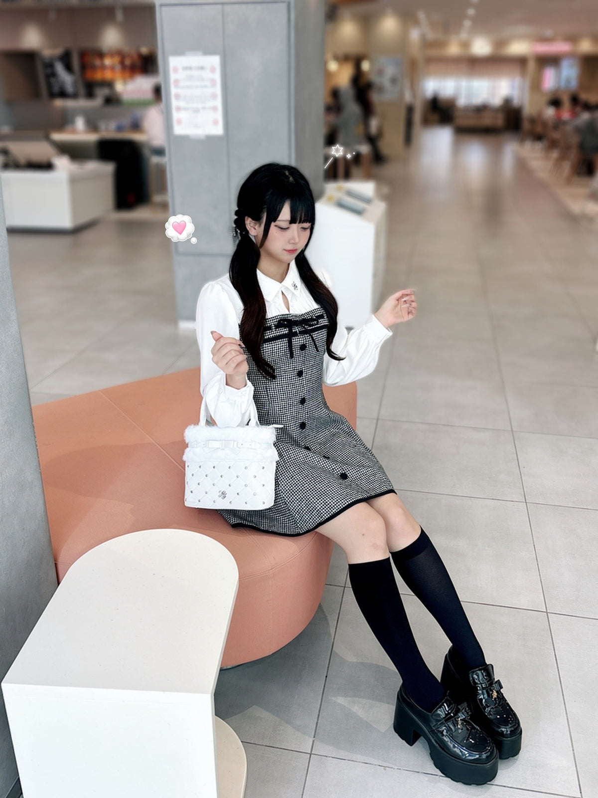 《LAFARY closet》シャツドッキングワンピース