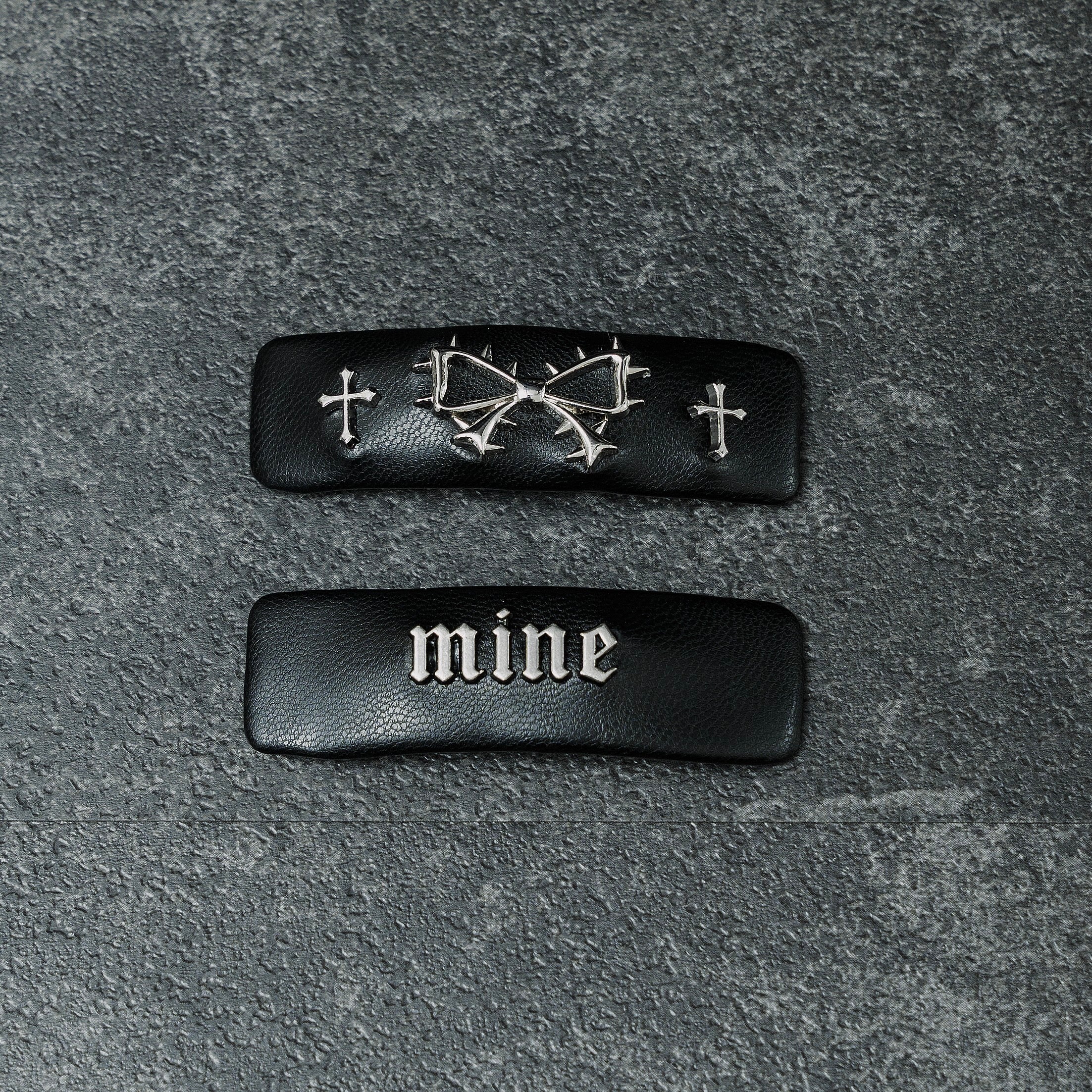 《mine》スクエアリボンクリップ