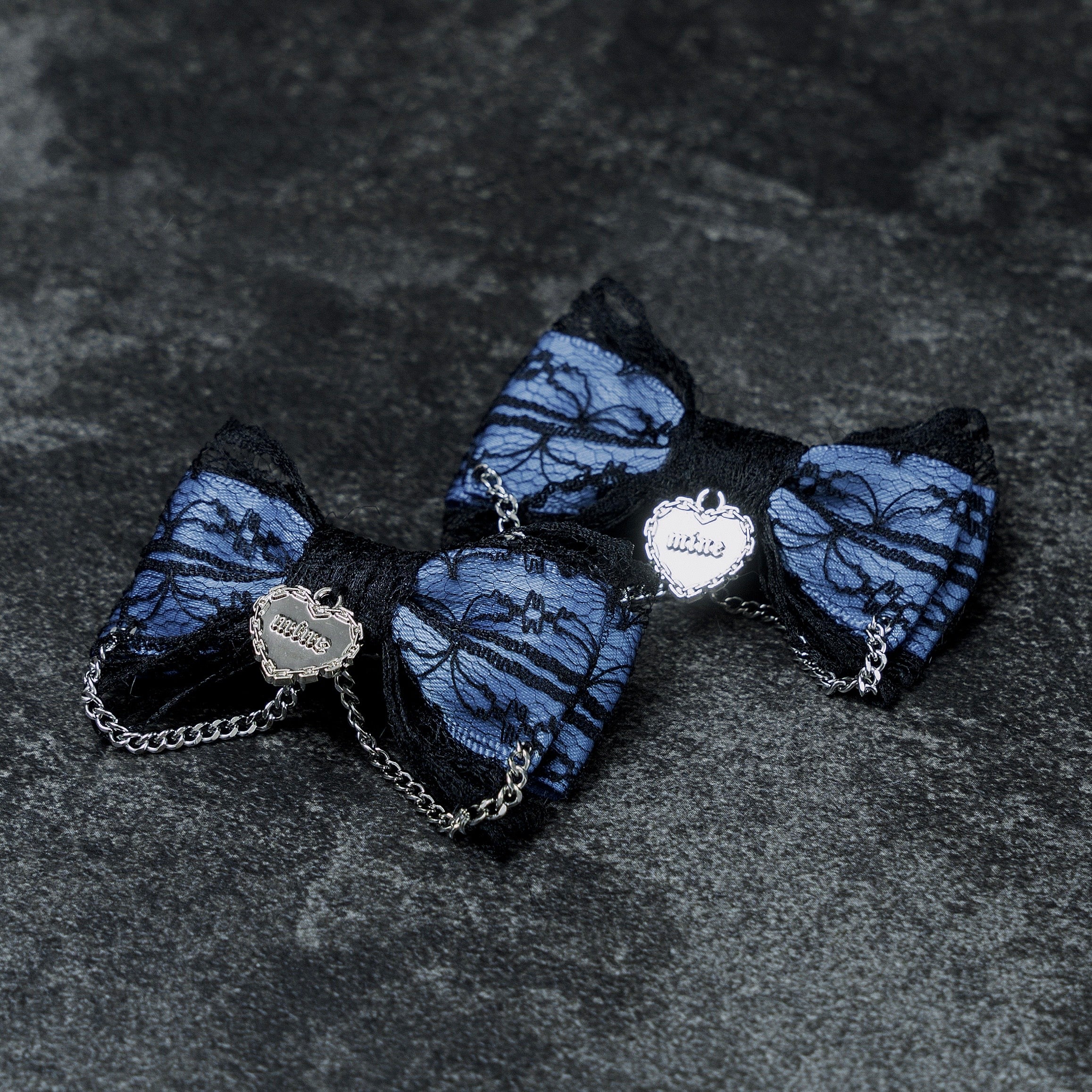 《mine》レースゴシックリボン