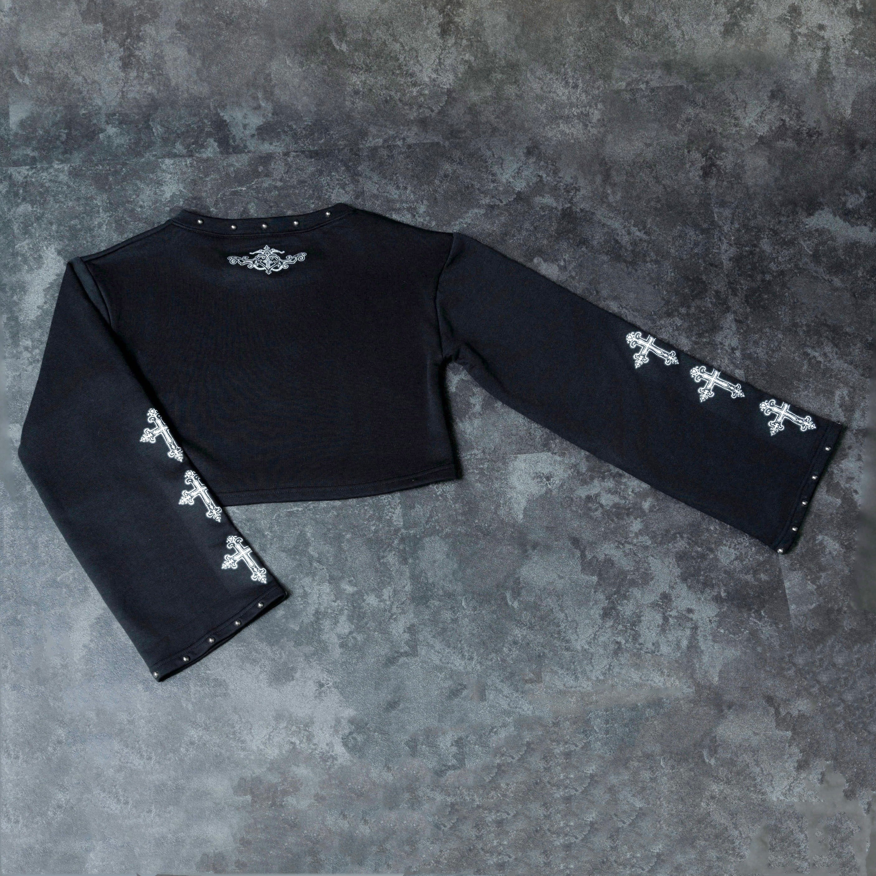 《mine》クロスミニ丈トレーナー