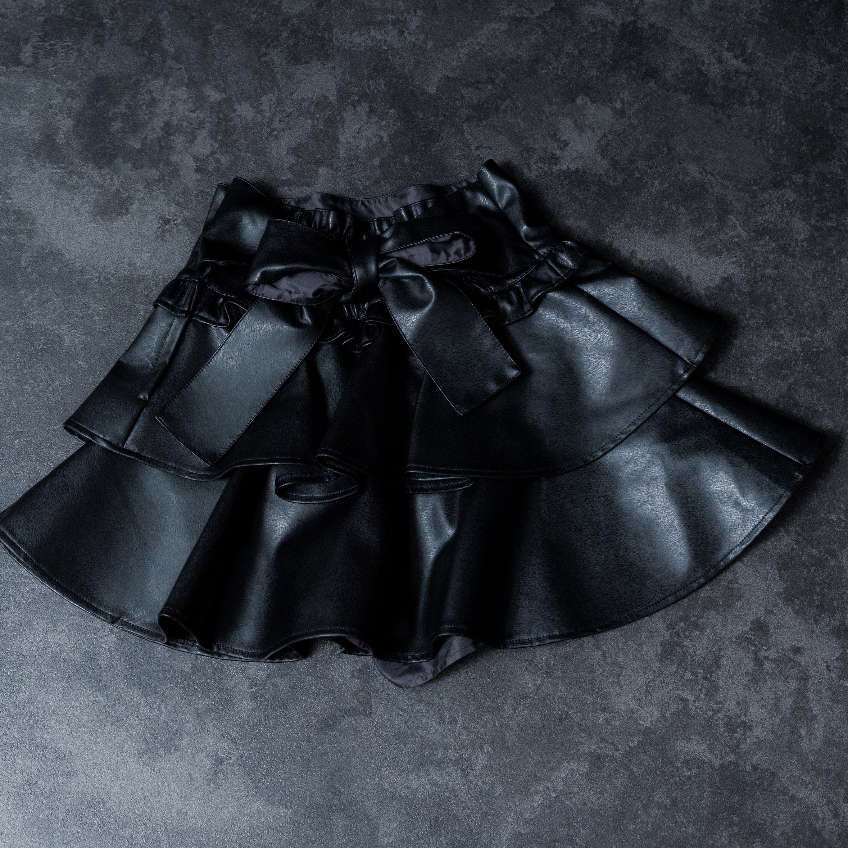 《mine》レザースカート